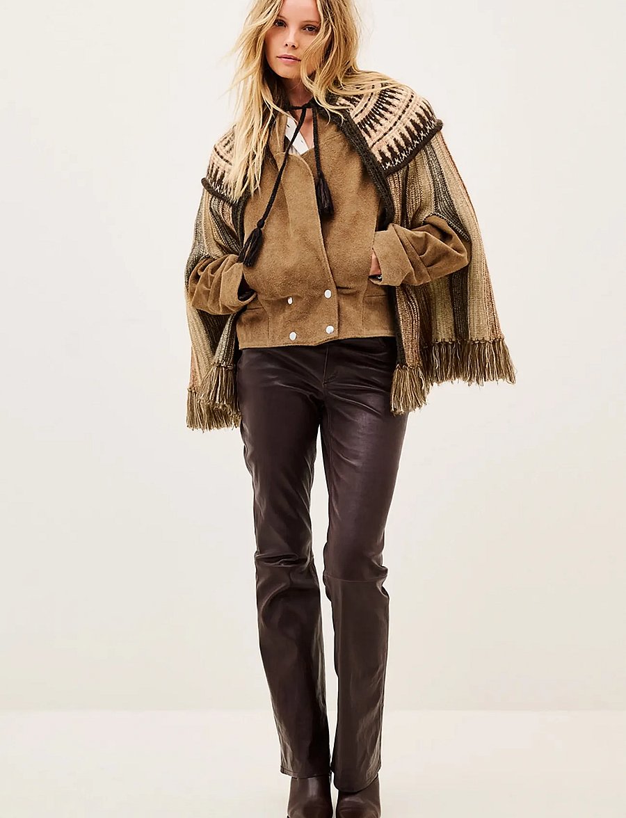 ba&sh - PONCHO PRATO - ponchoer & kapper - brown - 3