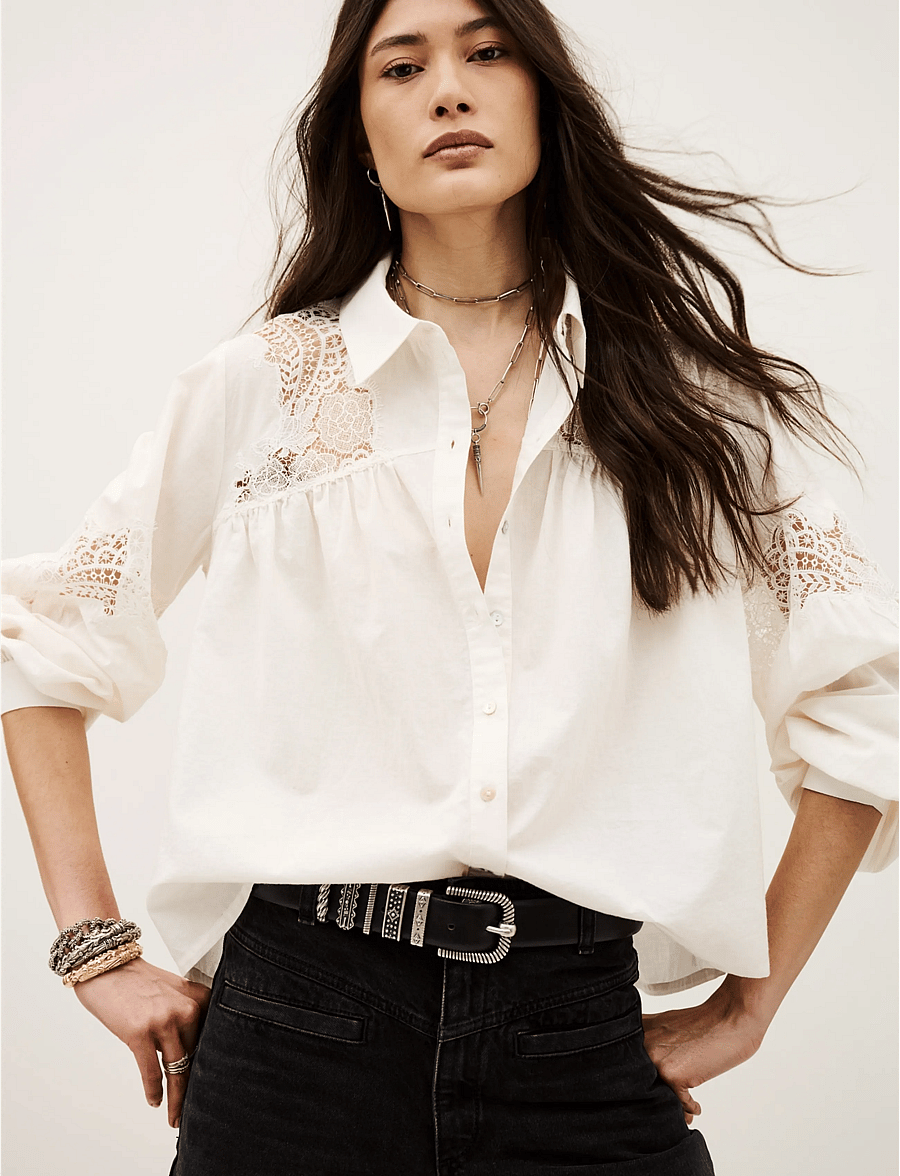 ba&sh - SHIRT ROSEANNE - white - 0