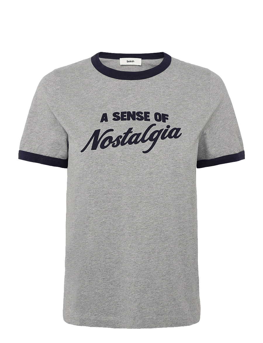 ba&sh - T-SHIRT ROSTA - t-särgid - grey - 0