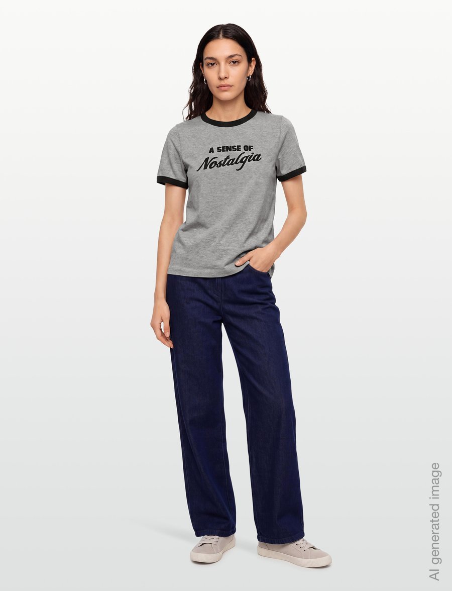 ba&sh - T-SHIRT ROSTA - t-shirts - grey - 0