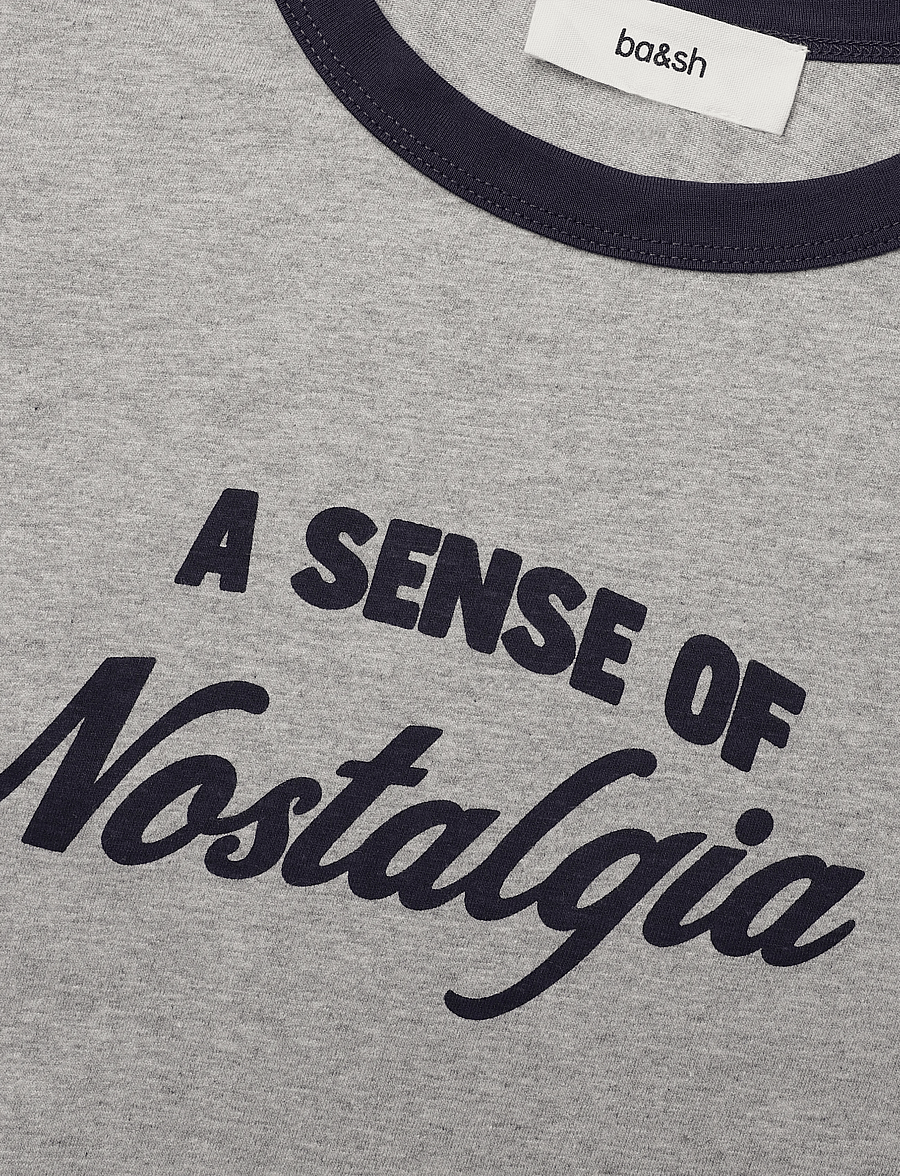 ba&sh - T-SHIRT ROSTA - t-särgid - grey - 2