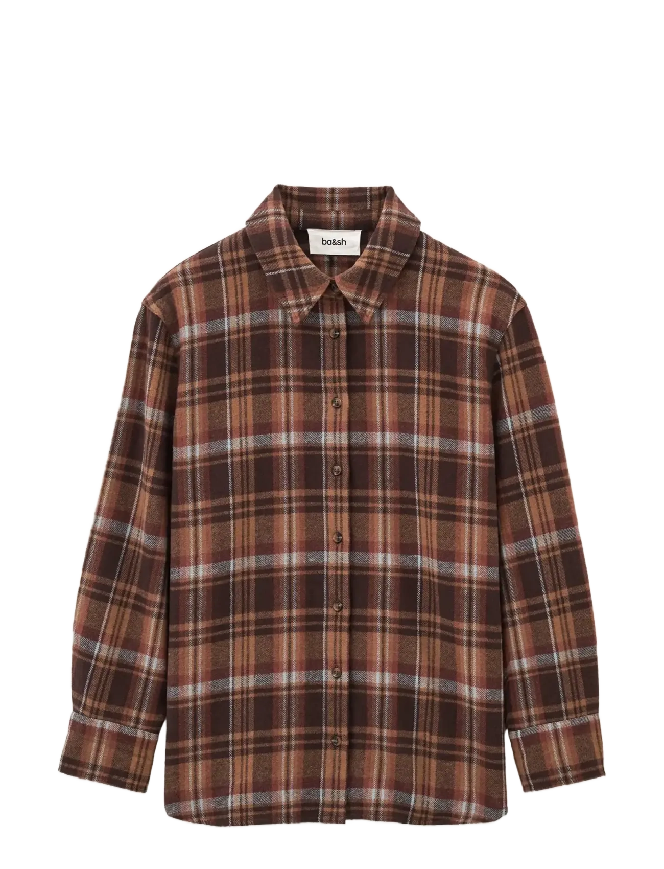 ba&sh SHIRT ROXEA - ba&sh - BROWN / brown