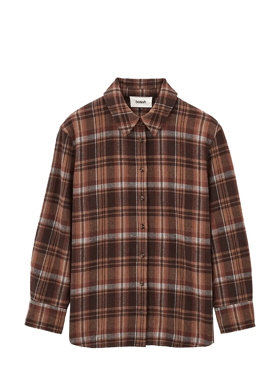 ba&sh - SHIRT ROXEA - långärmade skjortor - brown - 1