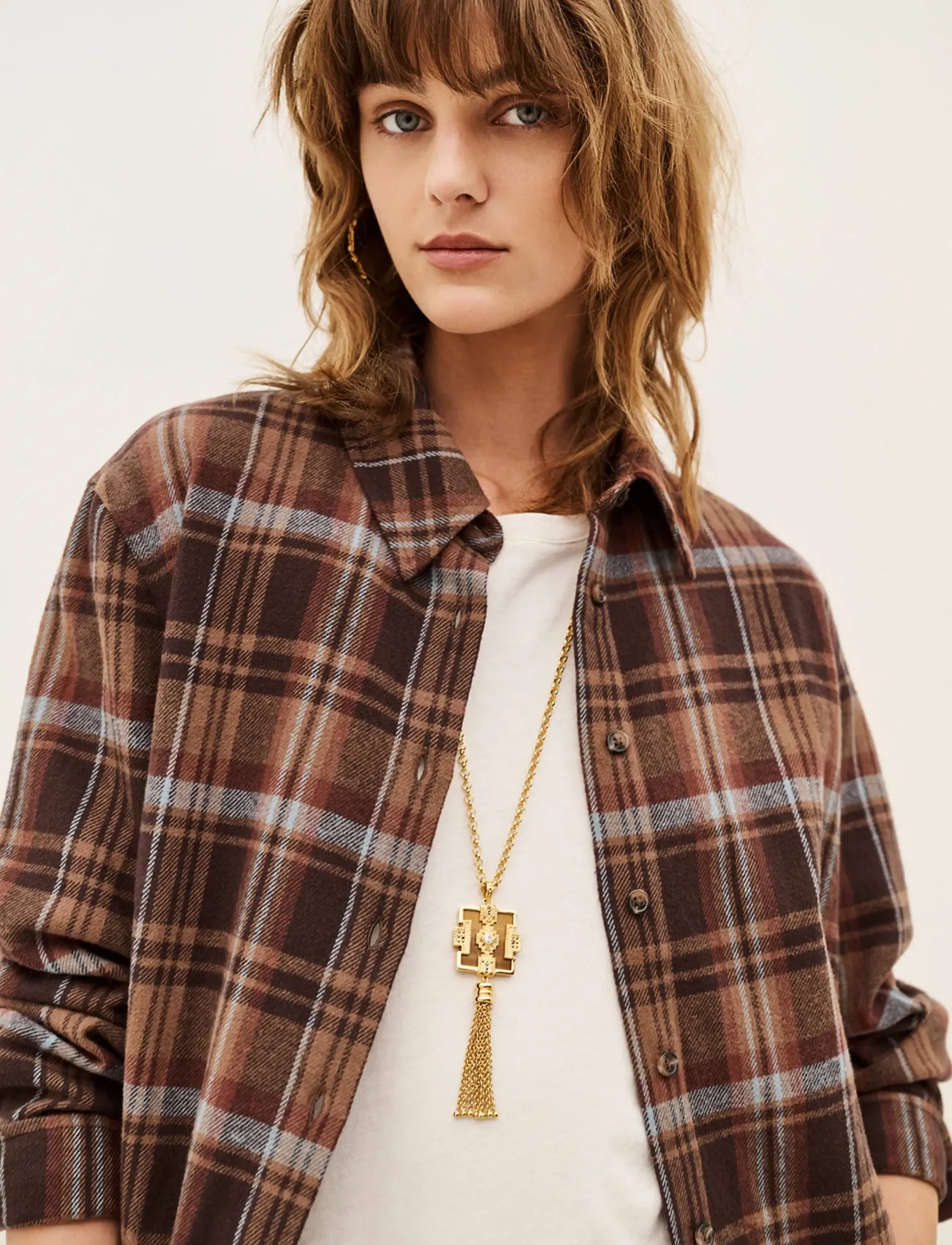 ba&sh - SHIRT ROXEA - långärmade skjortor - brown - 5