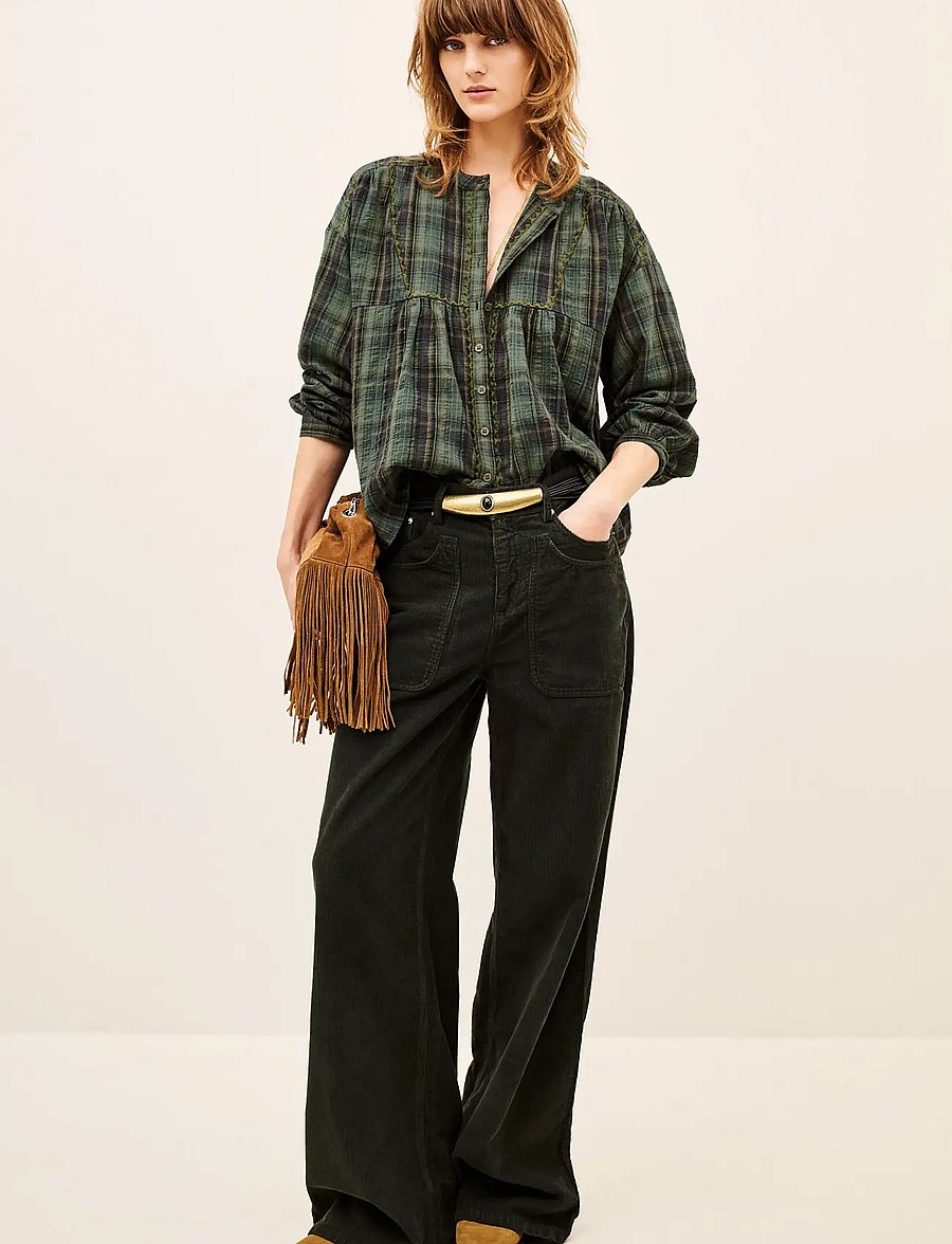 ba&sh - SHIRT SISI - langärmlige hemden - green - 2