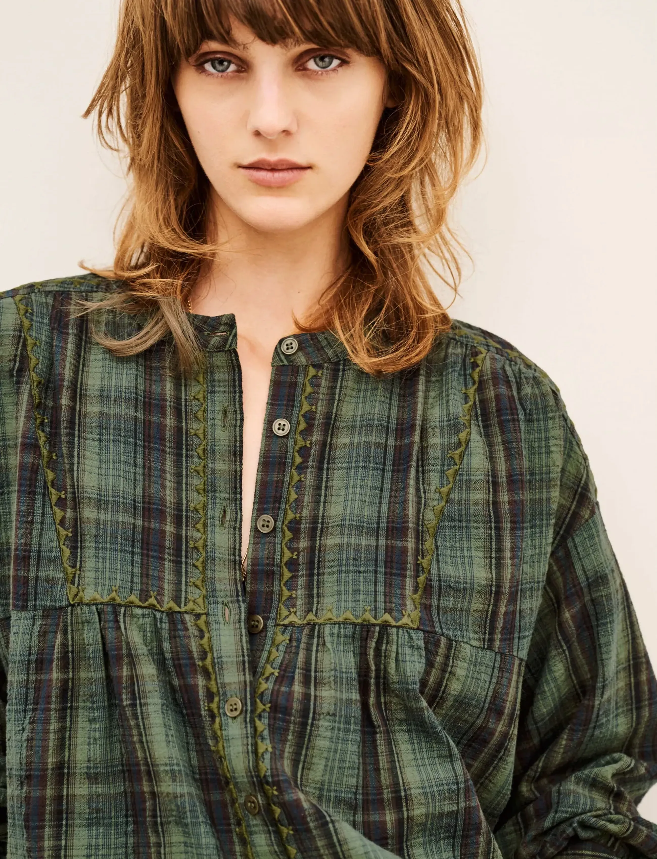 ba&sh - SHIRT SISI - langärmlige hemden - green - 3