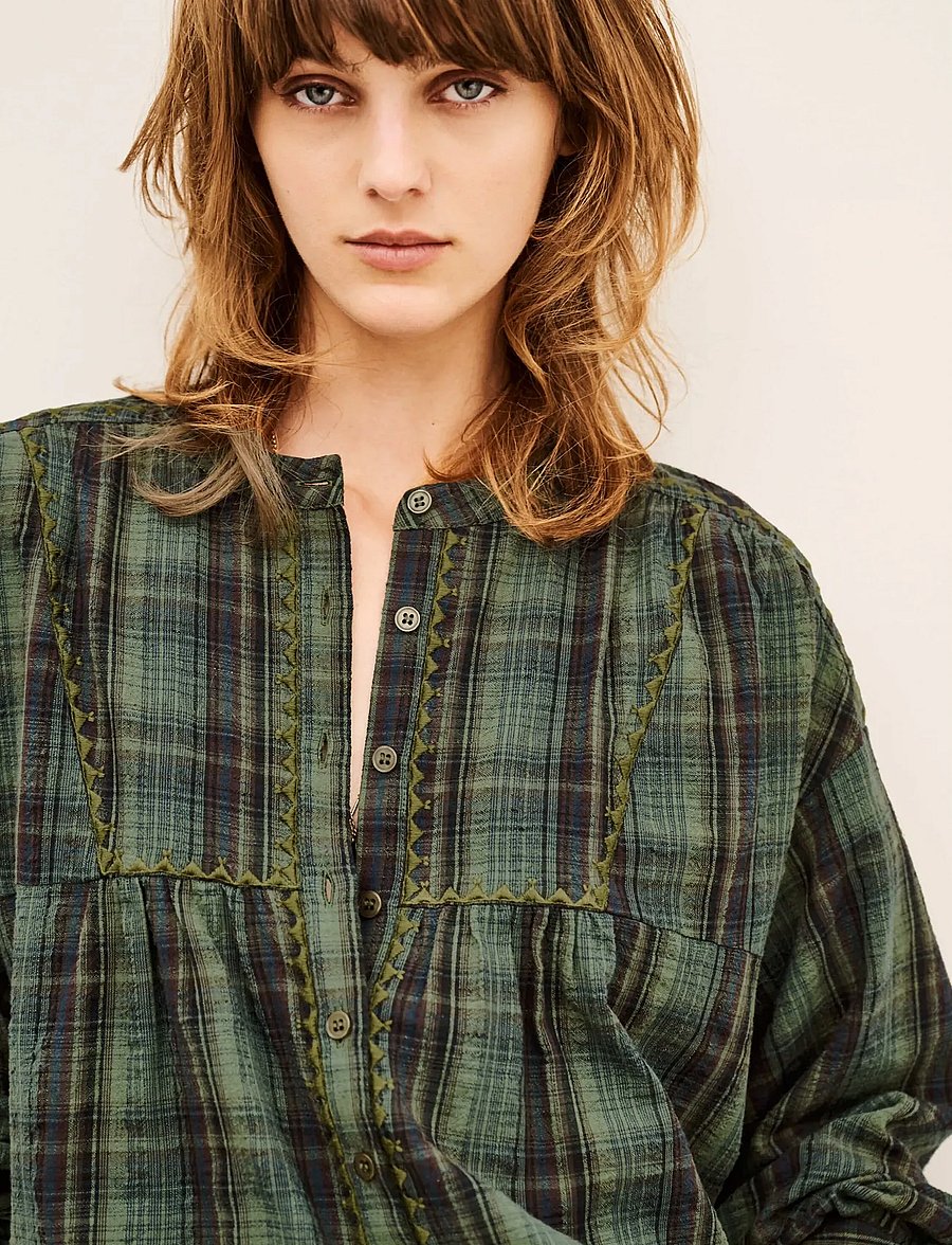 ba&sh - SHIRT SISI - langärmlige hemden - green - 3