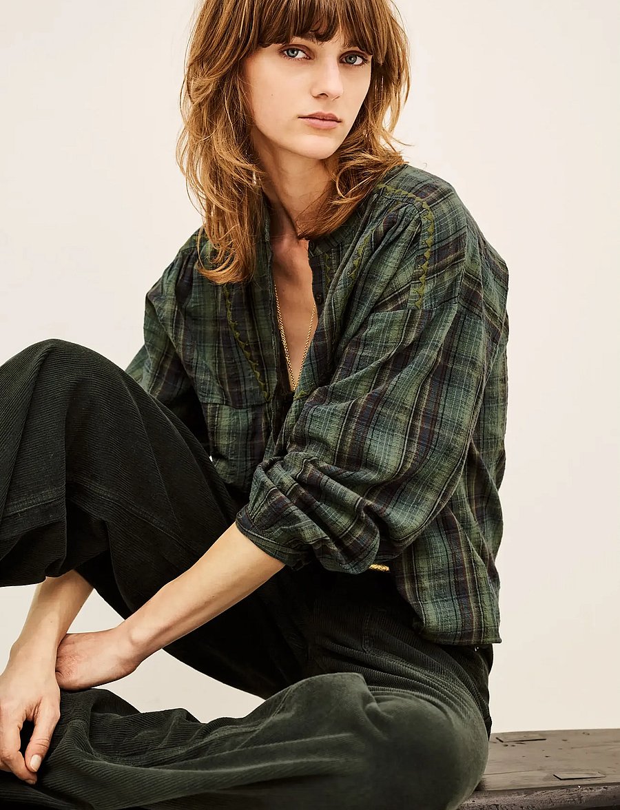 ba&sh - SHIRT SISI - langärmlige hemden - green - 4