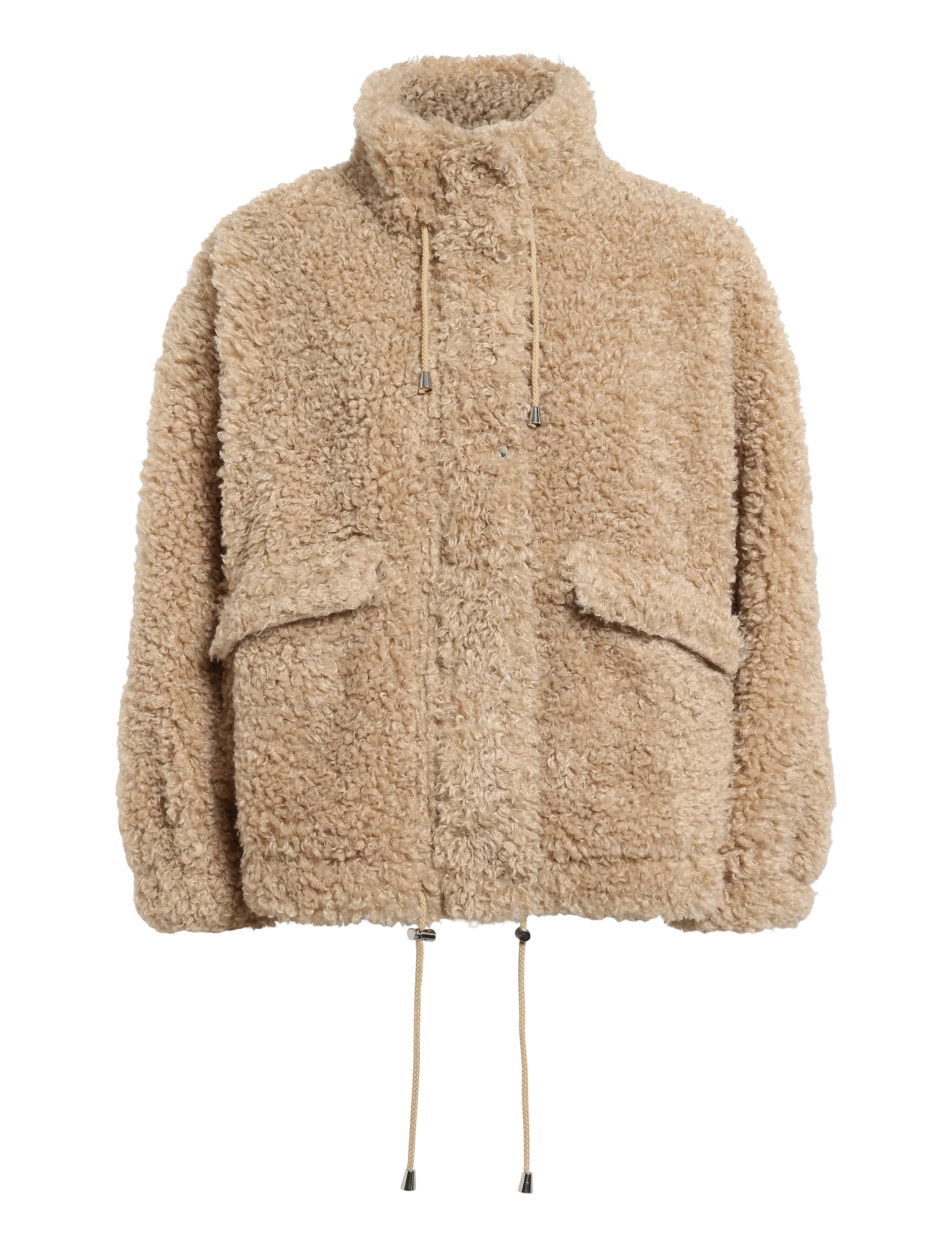 ba&sh - COAT SONJO - kunstkarusnahk - burgundy - 1