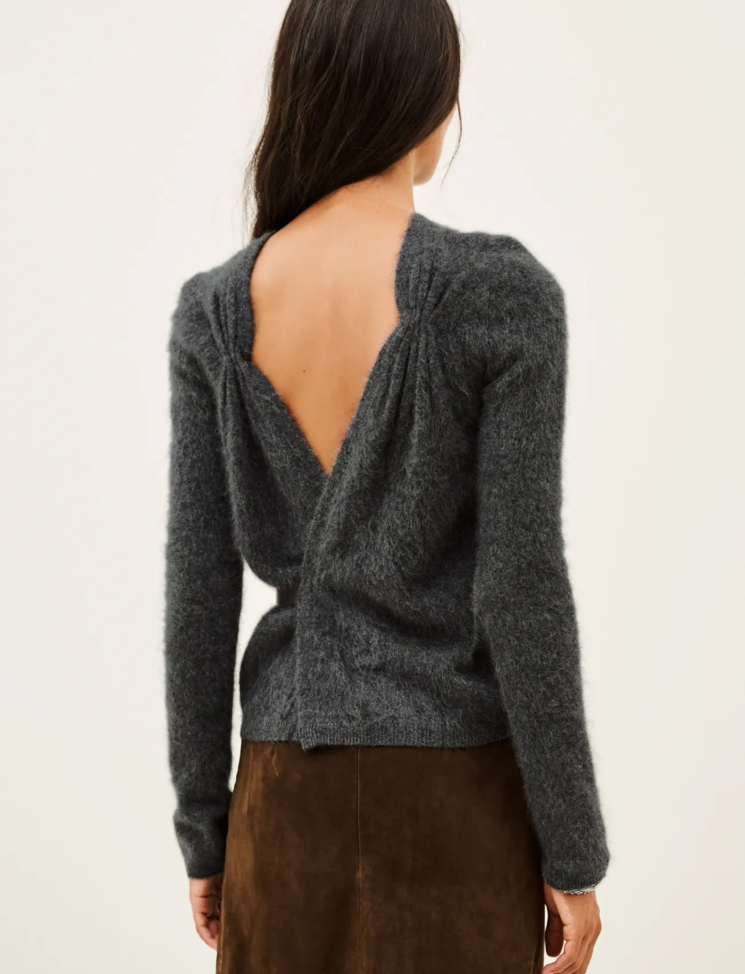 ba&sh - CARDIGAN TERRATS - koftor - grey - 5
