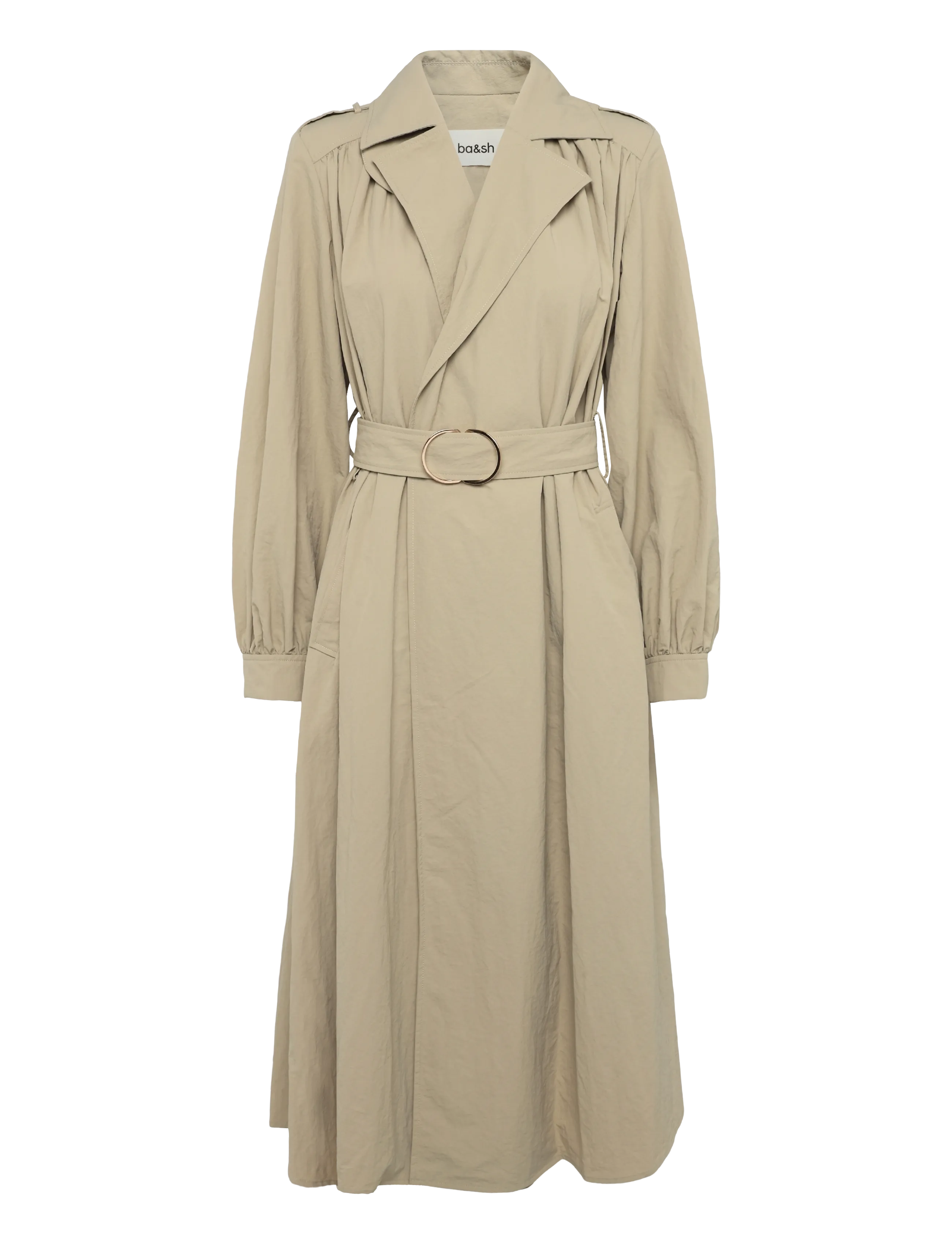 ba&sh - COAT WILI - trenchcoats - beige - 1