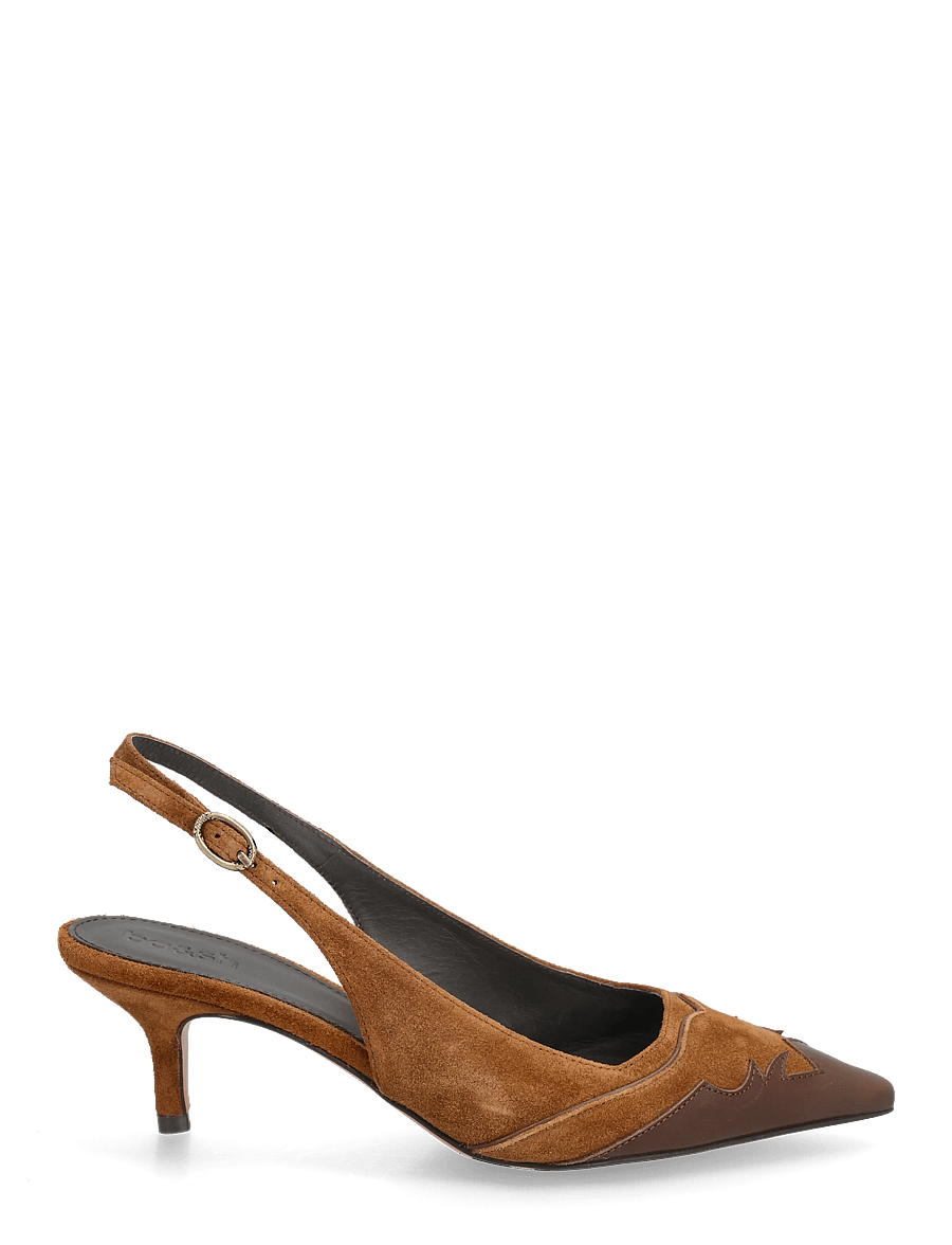 ba&sh - ESCARPINS CASTA - slingbacks med hæl - brown - 2