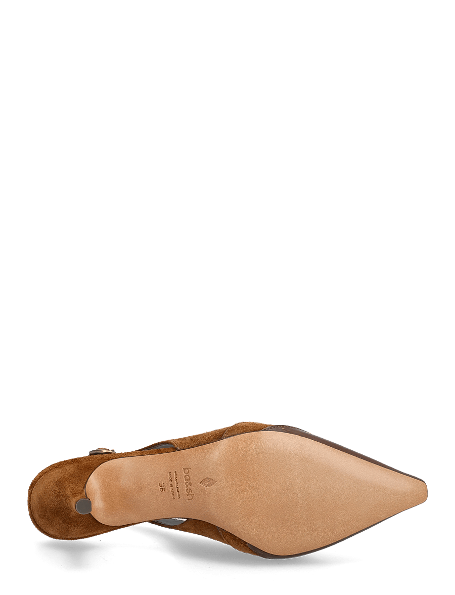 ba&sh - ESCARPINS CASTA - slingbacks med hæl - brown - 5