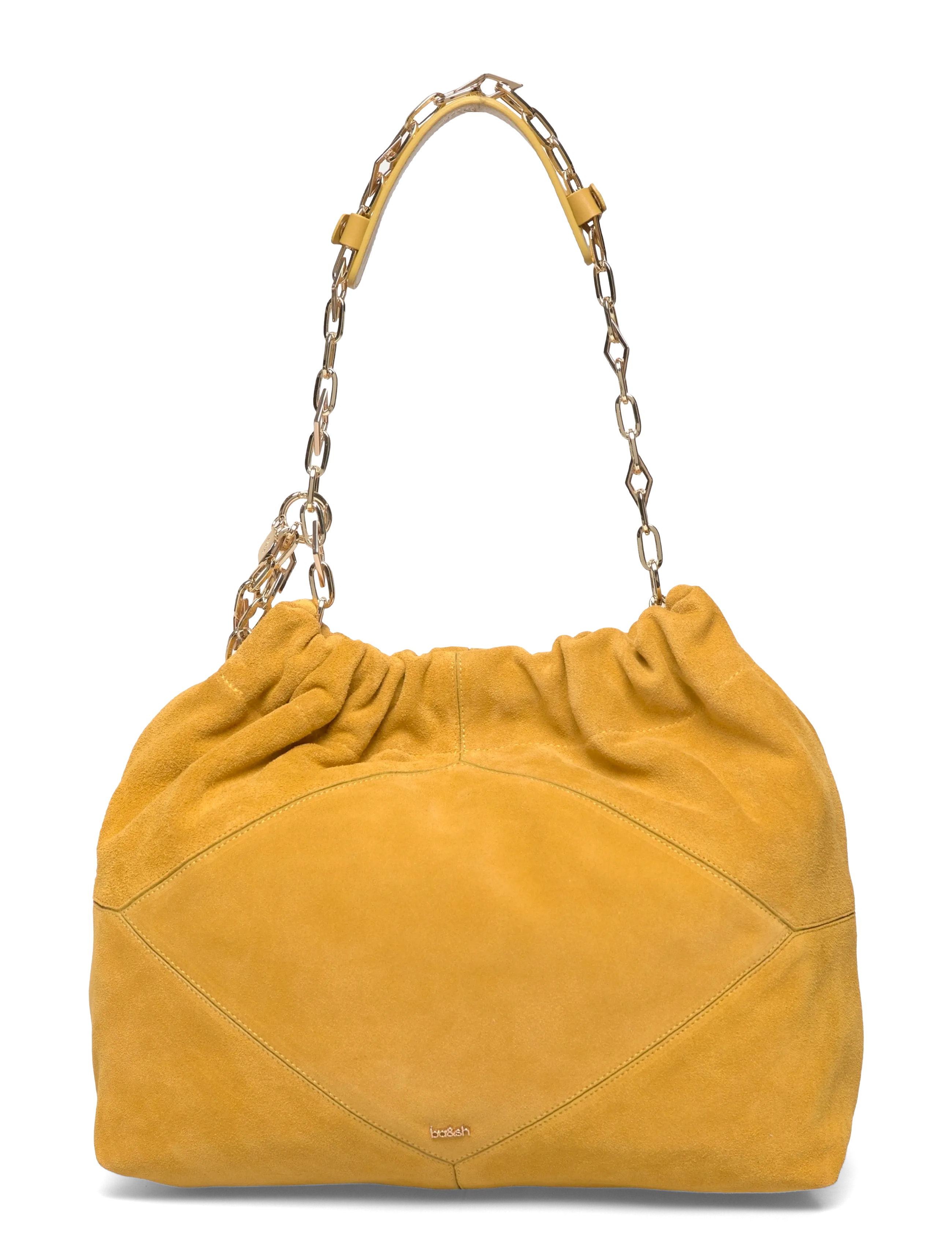 ba&sh - SAC M SUEDE JUNE TOTE - tote bags - saffron - 1