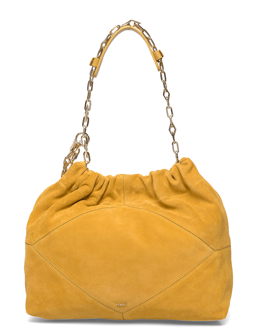ba&sh - SAC M SUEDE JUNE TOTE - tote bags - saffron - 1