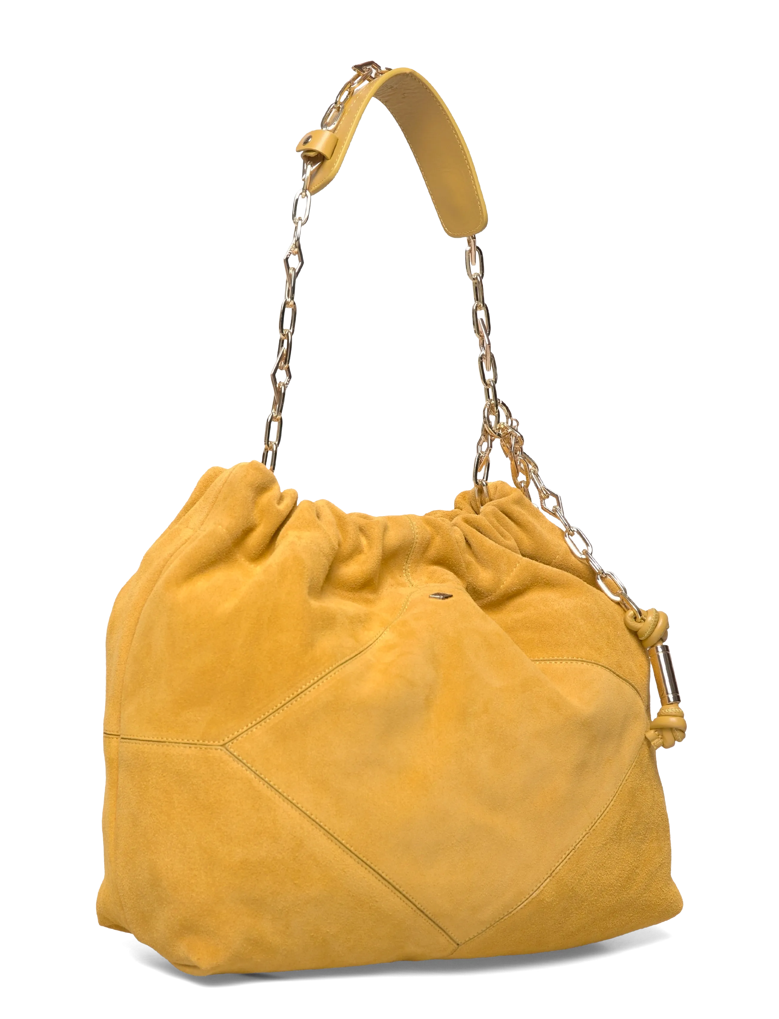 ba&sh - SAC M SUEDE JUNE TOTE - tote bags - saffron - 2