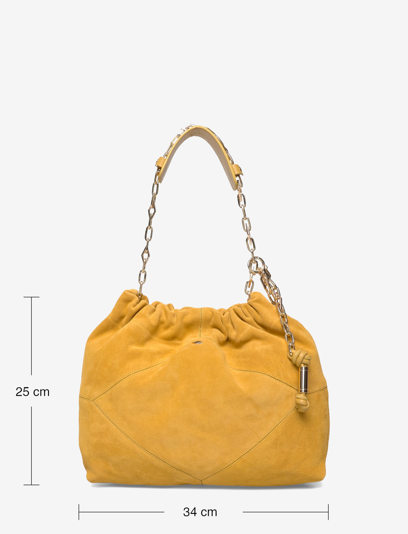 ba&sh - SAC M SUEDE JUNE TOTE - totes - saffron - 3
