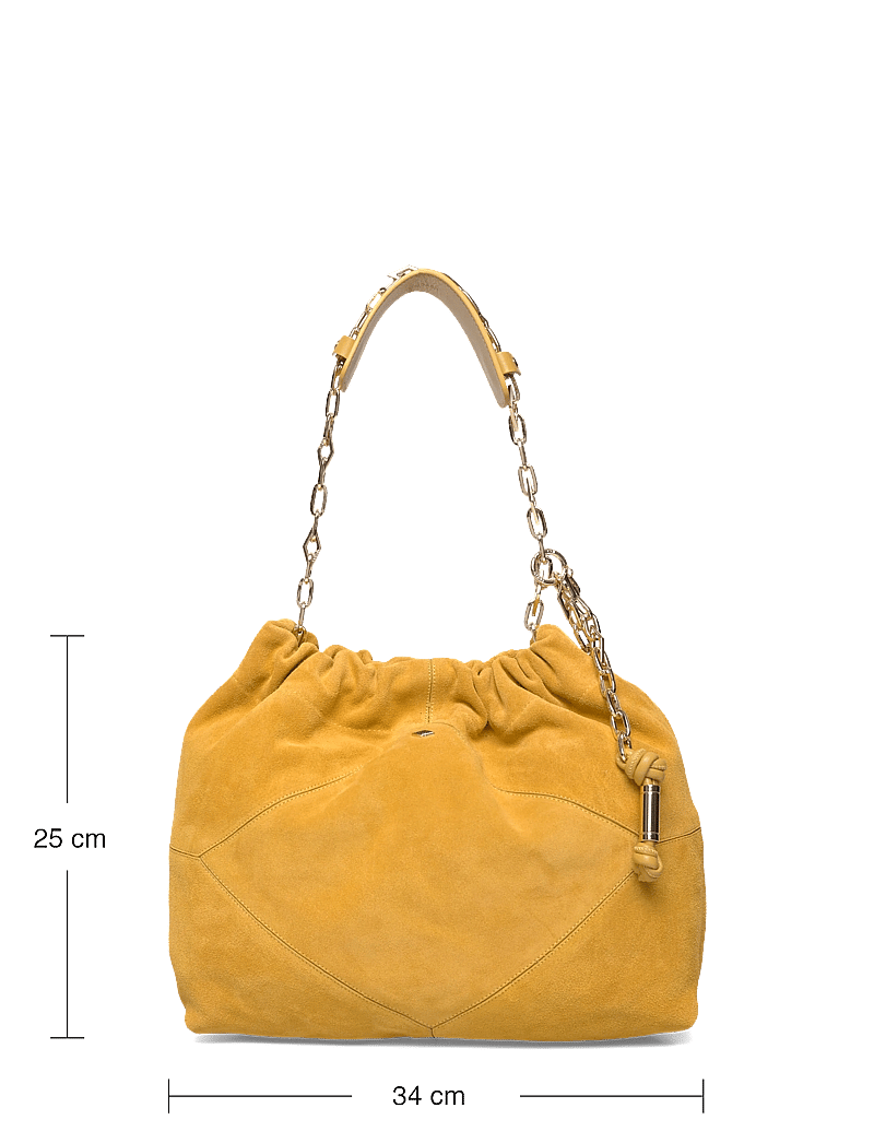 ba&sh - SAC M SUEDE JUNE TOTE - totes - saffron - 3