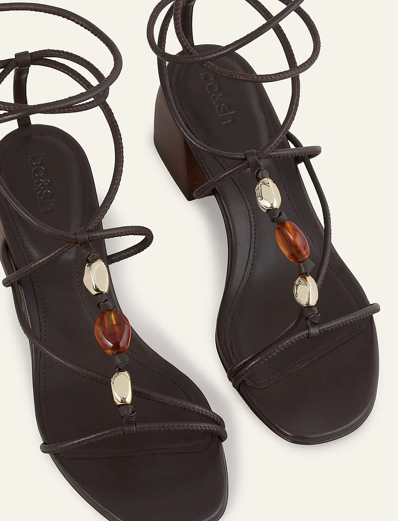 ba&sh - SANDALES MID CAYA - heeled sandals - chocolate - 1