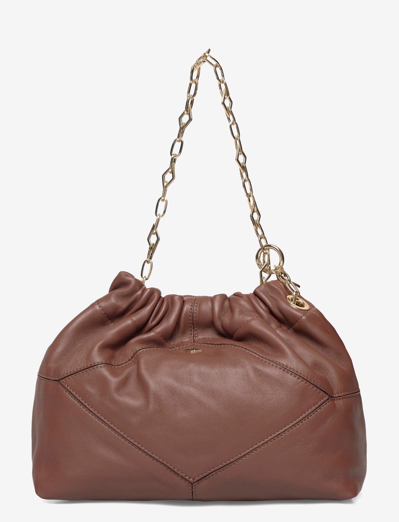 ba&sh - SAC M NAPPA MINI JUNE TOTE - tote bags - brown - 1