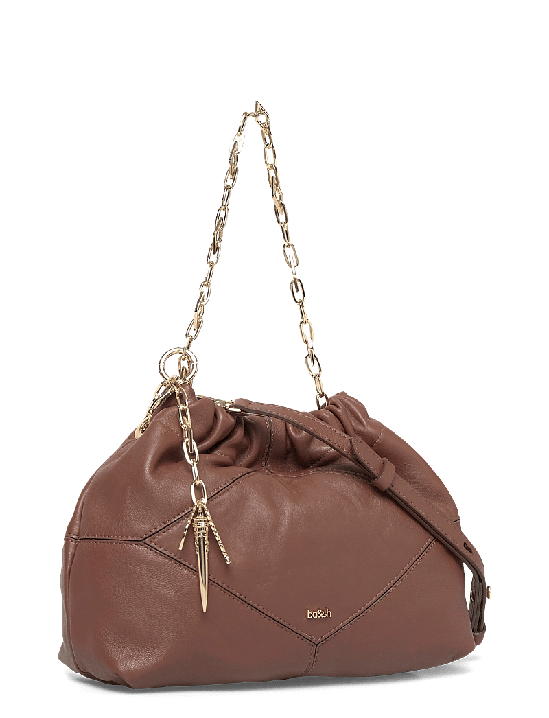 ba&sh - SAC M NAPPA MINI JUNE TOTE - tote bags - brown - 2