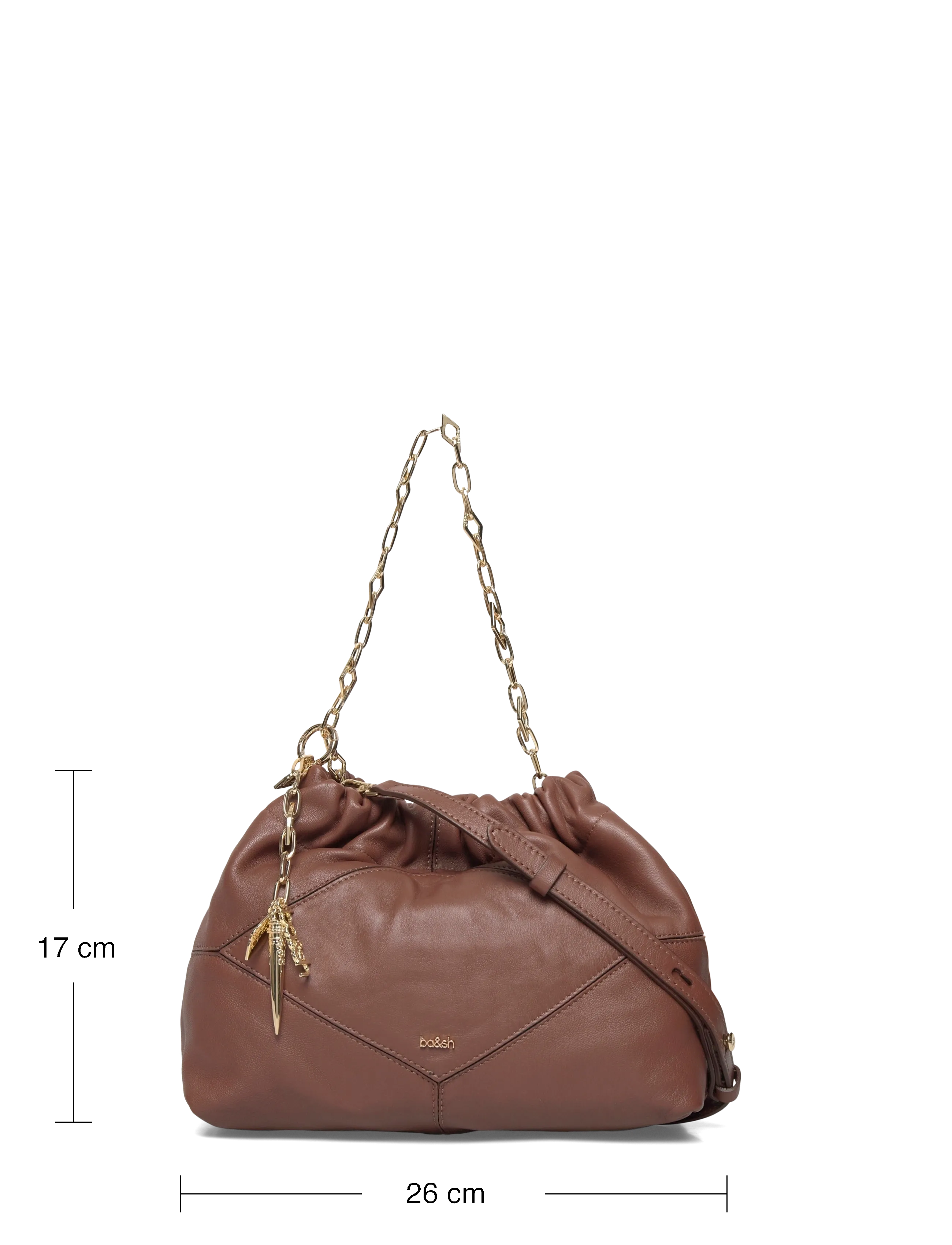 ba&sh - SAC M NAPPA MINI JUNE TOTE - brown - 3