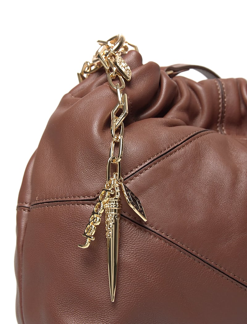 ba&sh - SAC M NAPPA MINI JUNE TOTE - tote bags - brown - 4