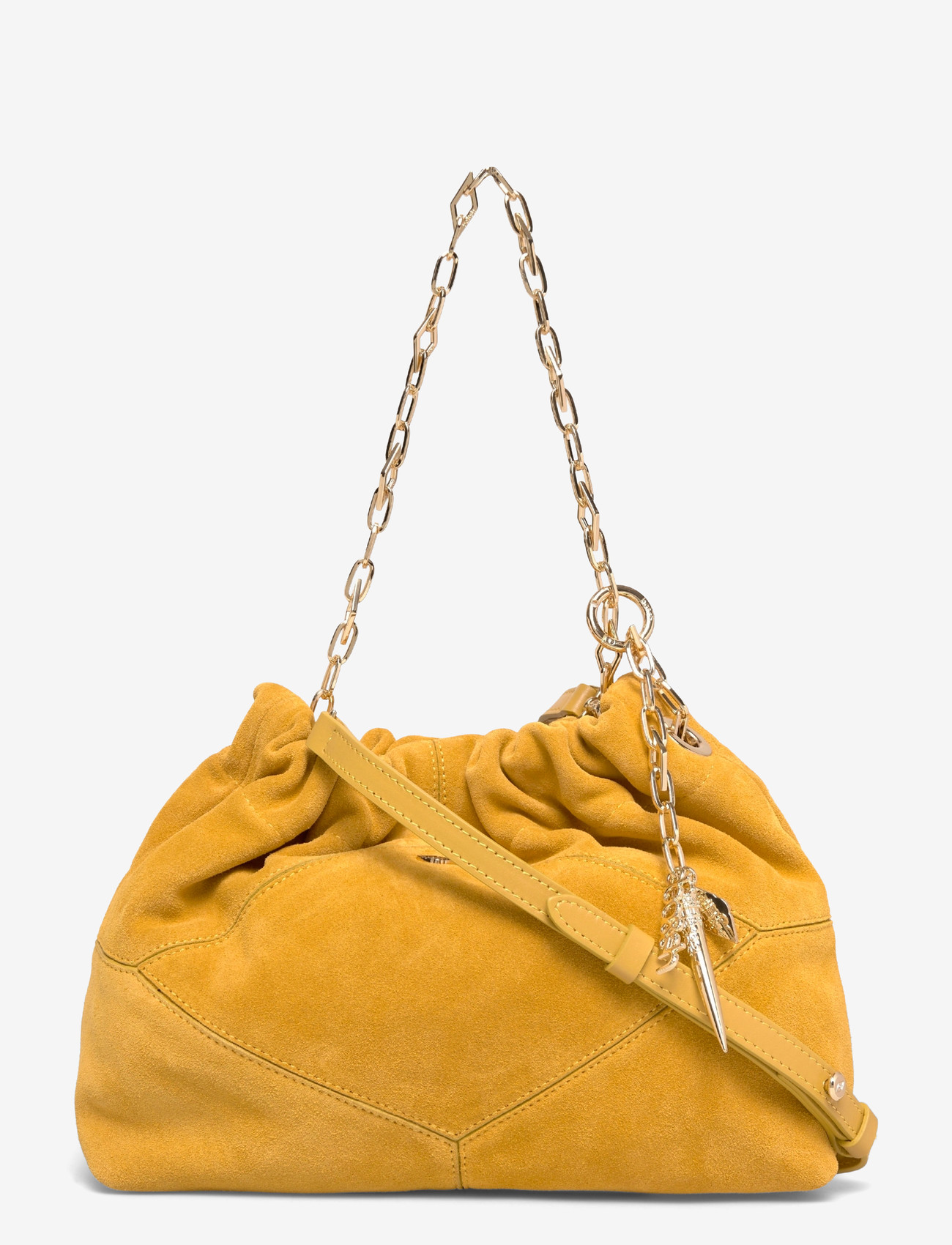 ba&sh - SAC S SUEDE MINI JUNE TOTE - tote bags - saffron - 0