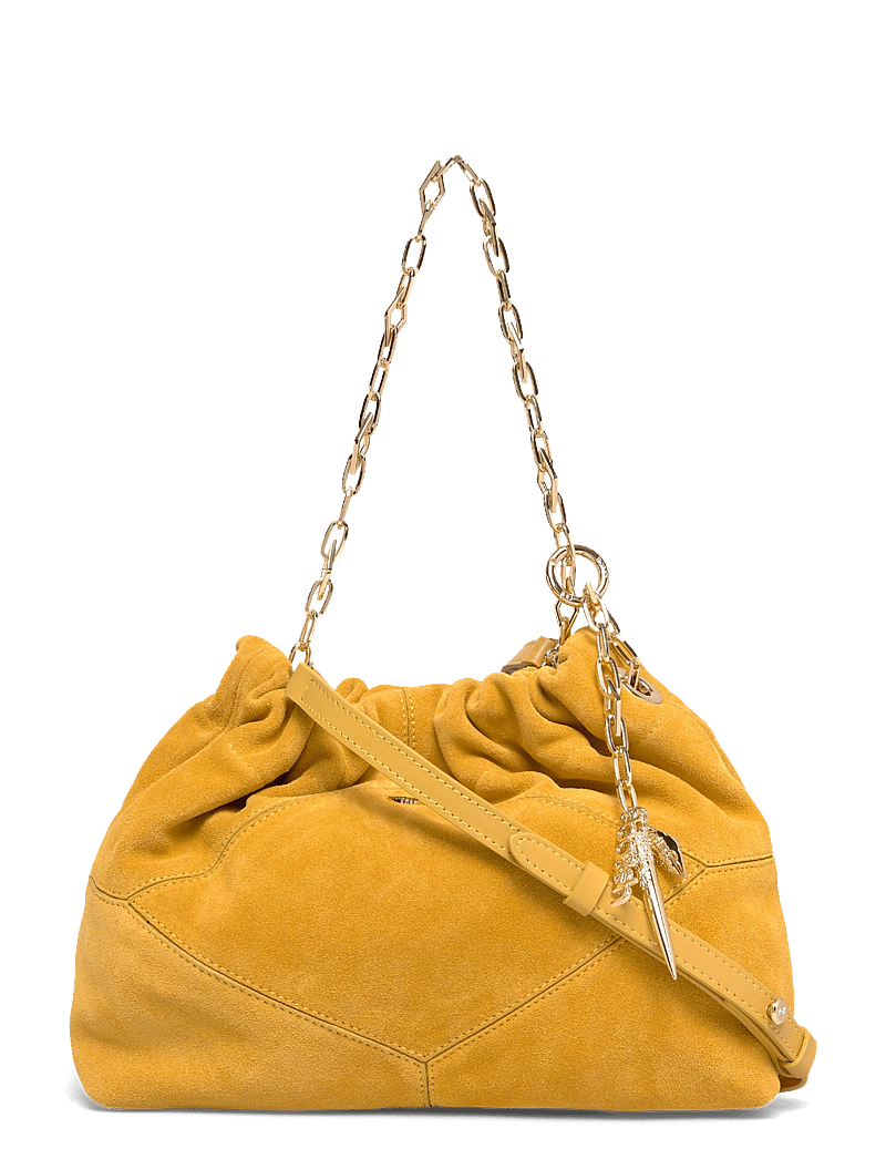 ba&sh - SAC S SUEDE MINI JUNE TOTE - tote bags - saffron - 0