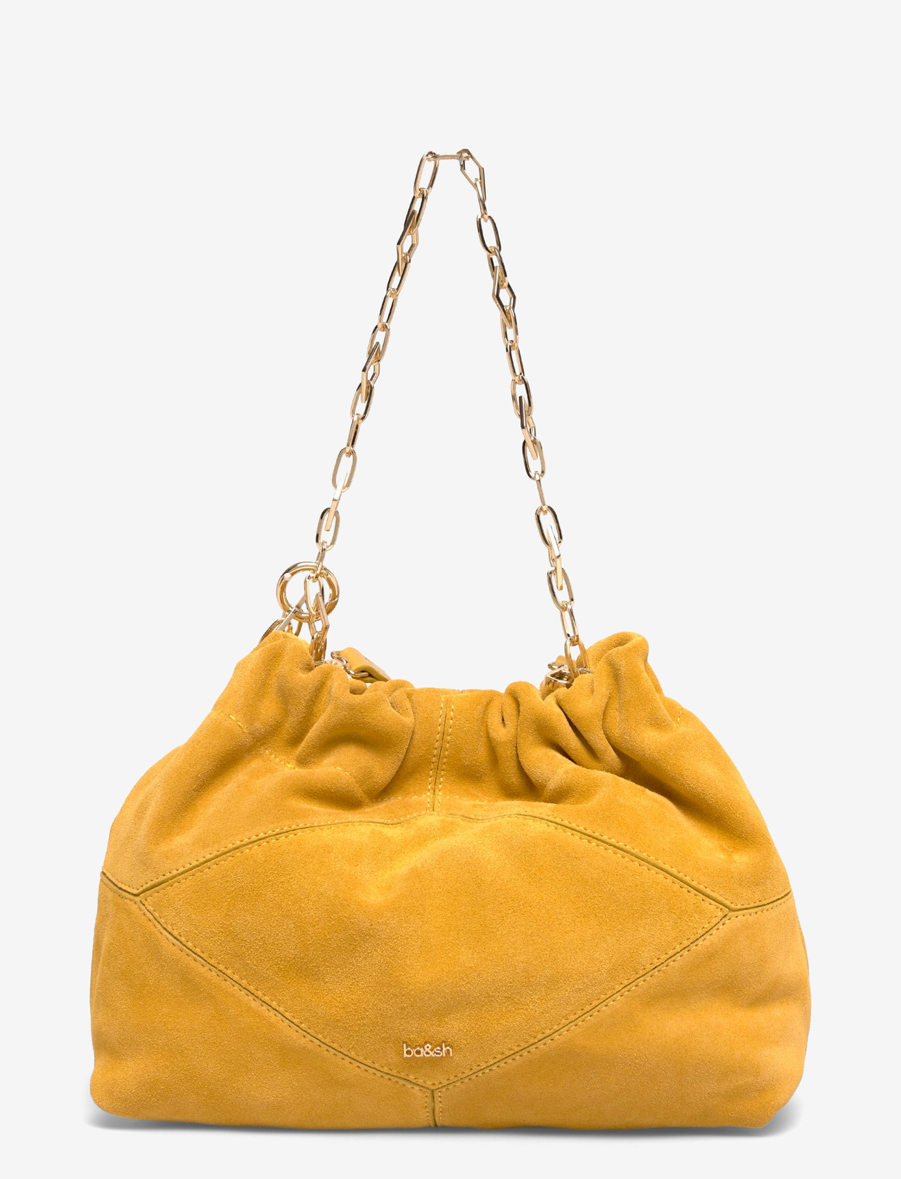ba&sh - SAC S SUEDE MINI JUNE TOTE - tote bags - saffron - 1