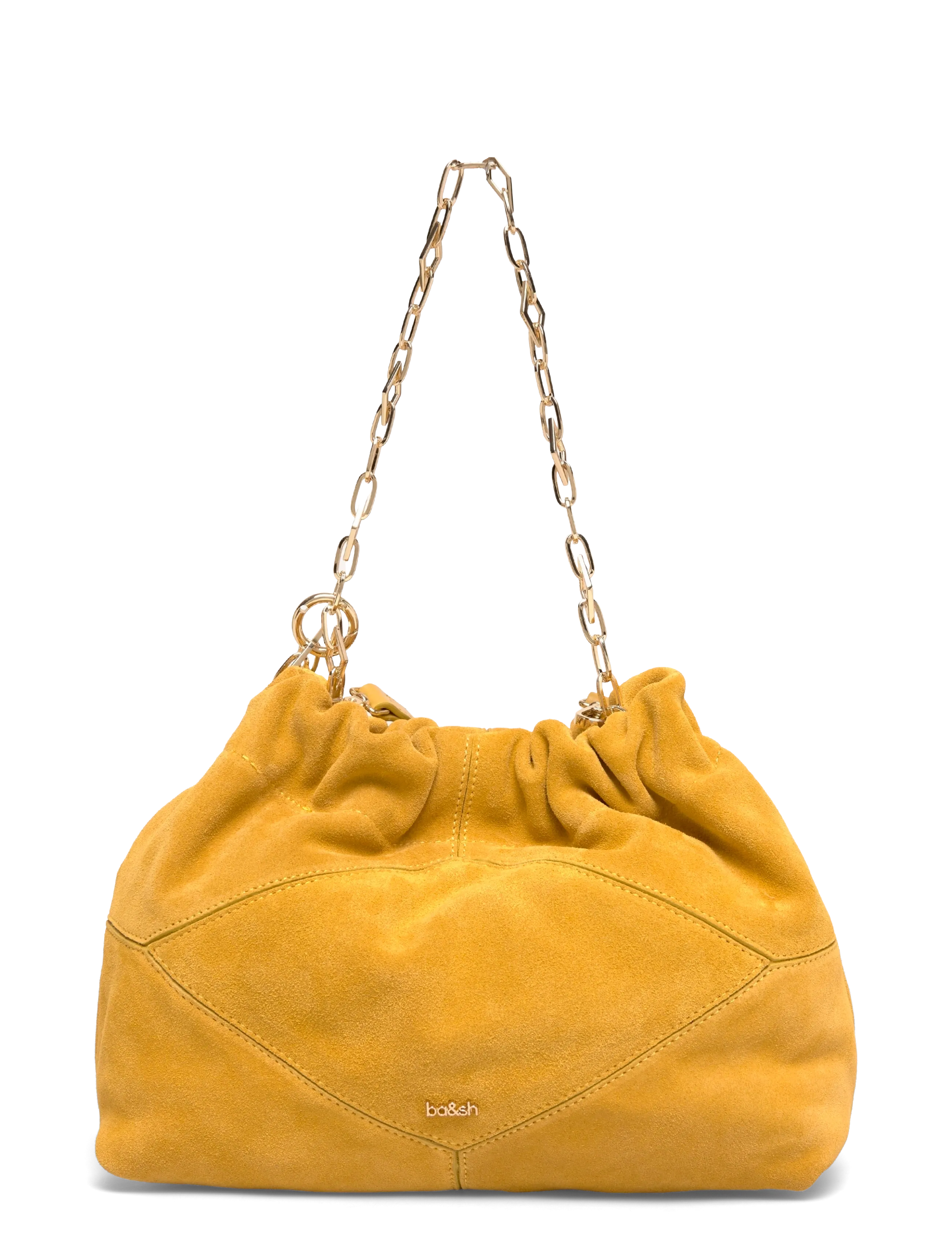 ba&sh - SAC S SUEDE MINI JUNE TOTE - saffron - 1