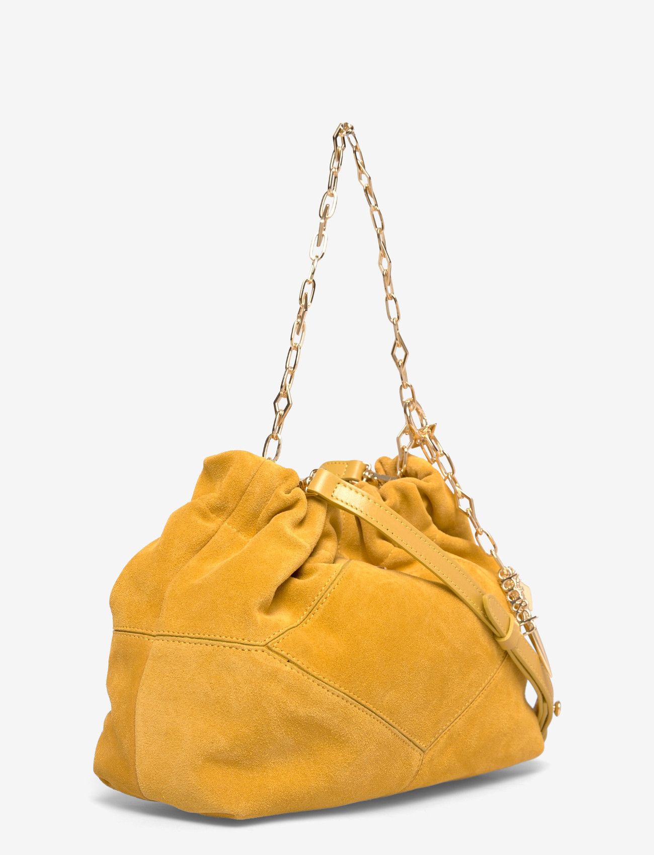 ba&sh - SAC S SUEDE MINI JUNE TOTE - tote bags - saffron - 2