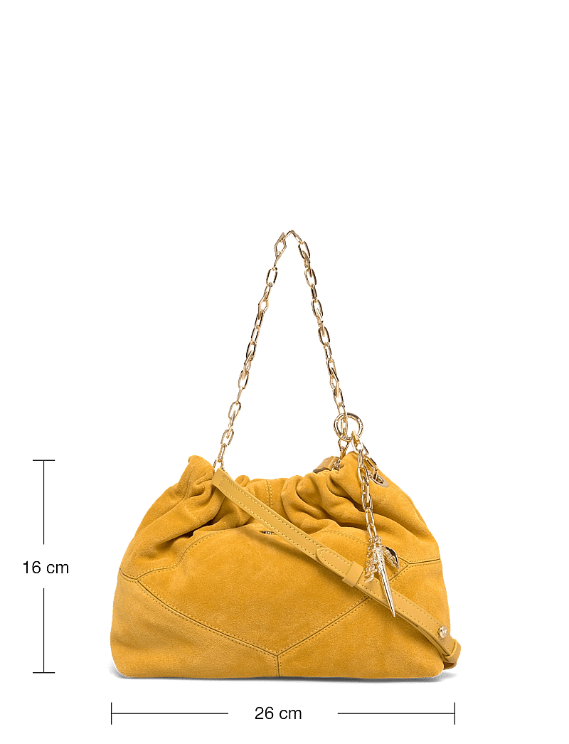 ba&sh - SAC S SUEDE MINI JUNE TOTE - tote bags - saffron - 3