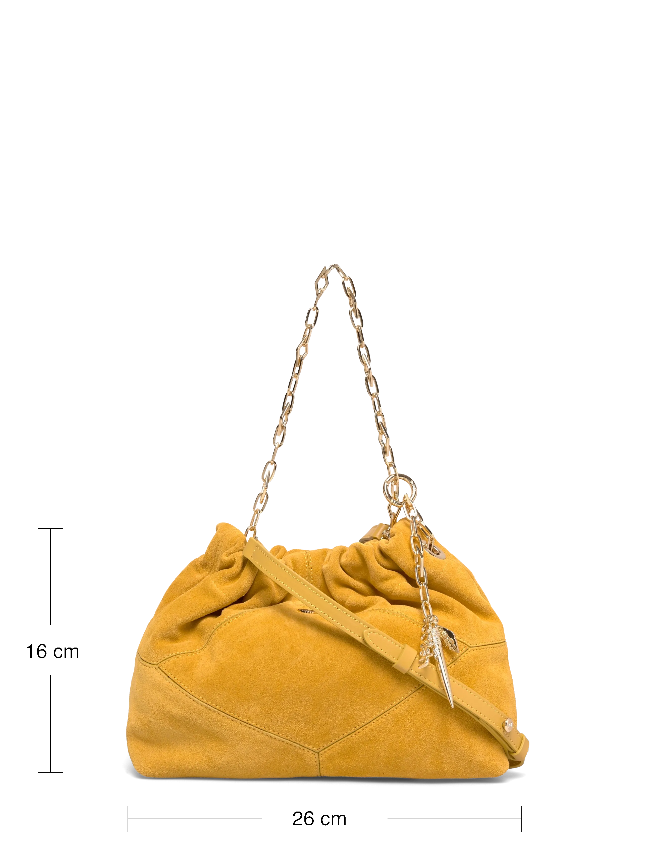 ba&sh - SAC S SUEDE MINI JUNE TOTE - saffron - 3