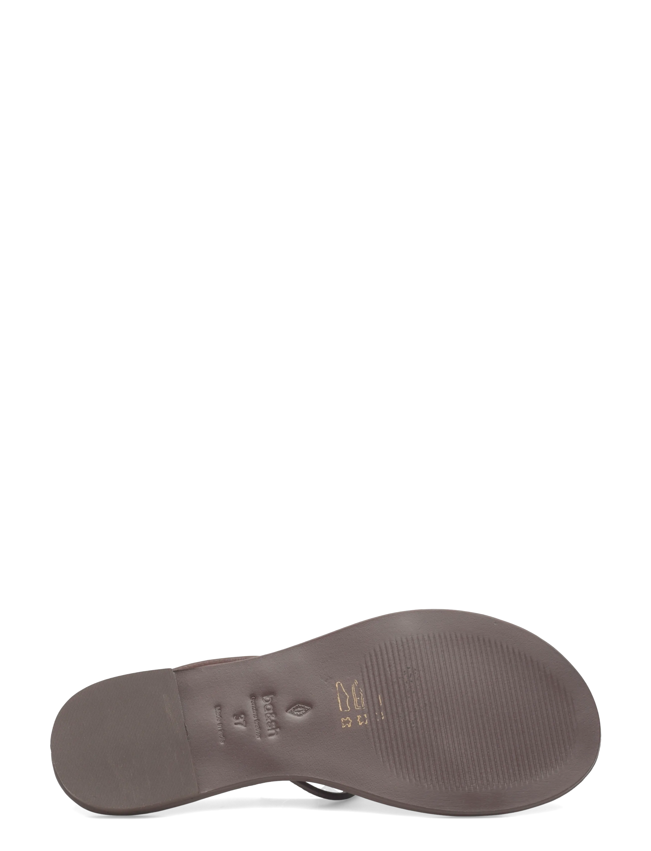 ba&sh - SANDALES PERLES CAYA - flat sandals - chocolate - 4