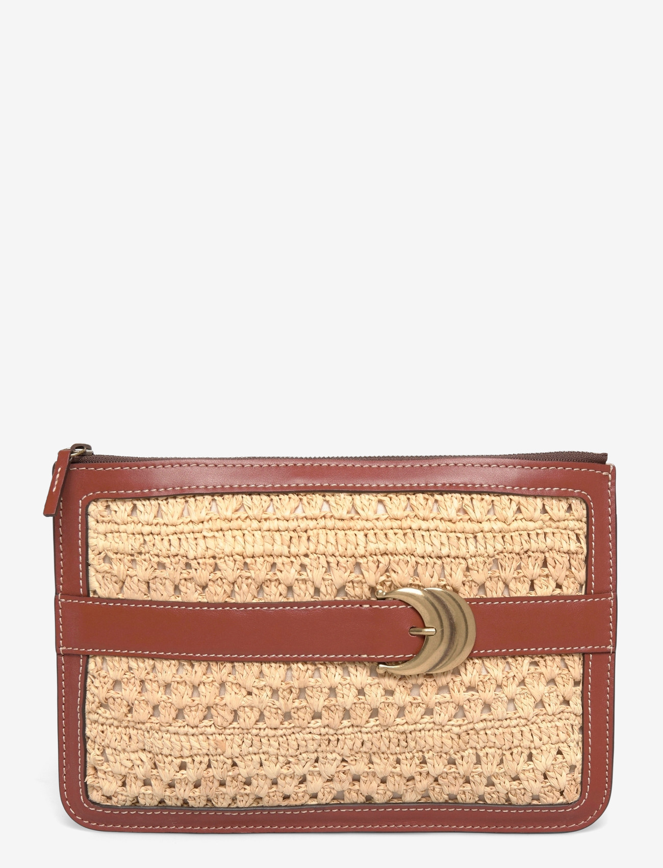 ba&sh - POCHETTE RAPHIA YOUYOU - særlige begivenheder - brown - 0