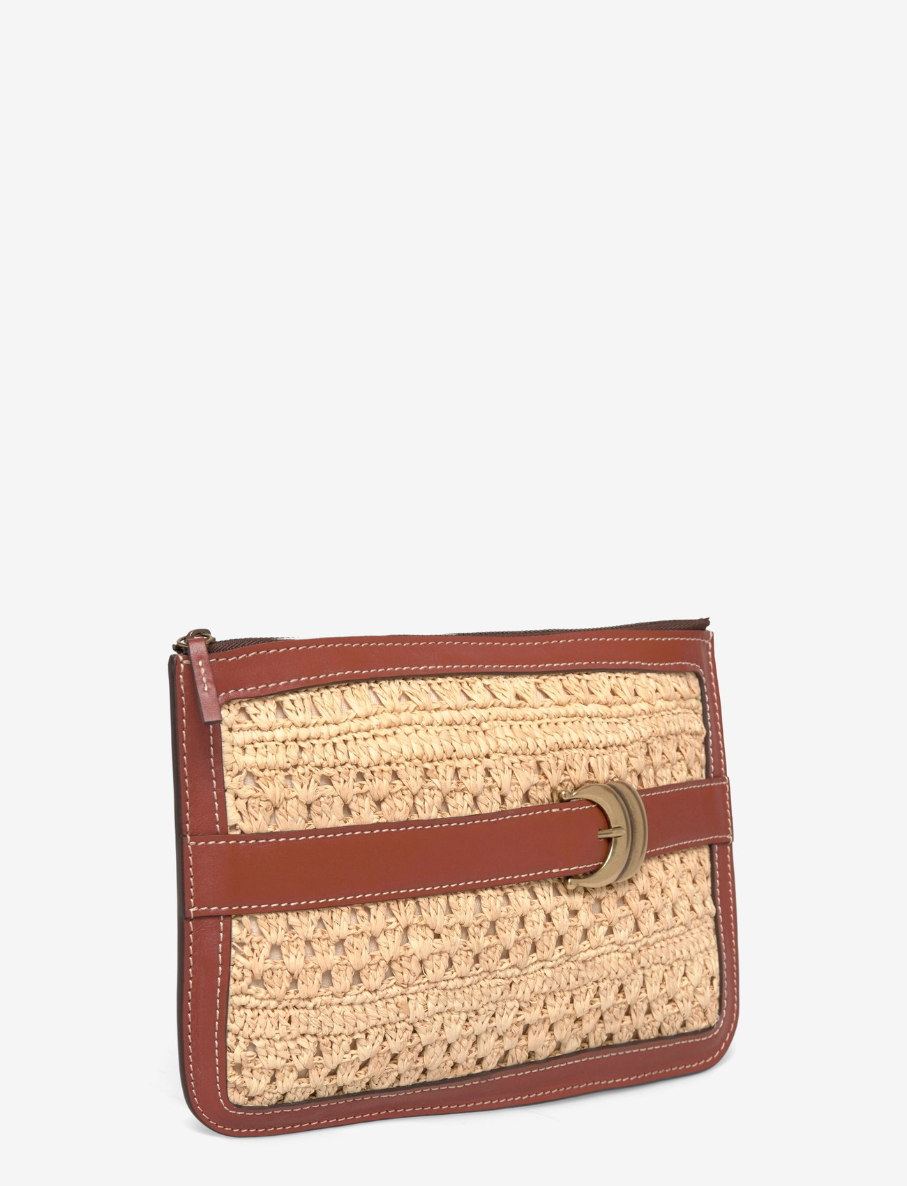 ba&sh - POCHETTE RAPHIA YOUYOU - særlige begivenheder - brown - 2