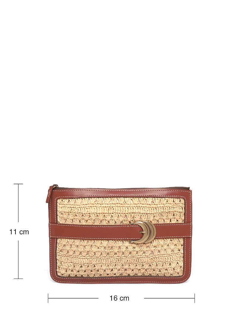 ba&sh - POCHETTE RAPHIA YOUYOU - særlige begivenheder - brown - 3
