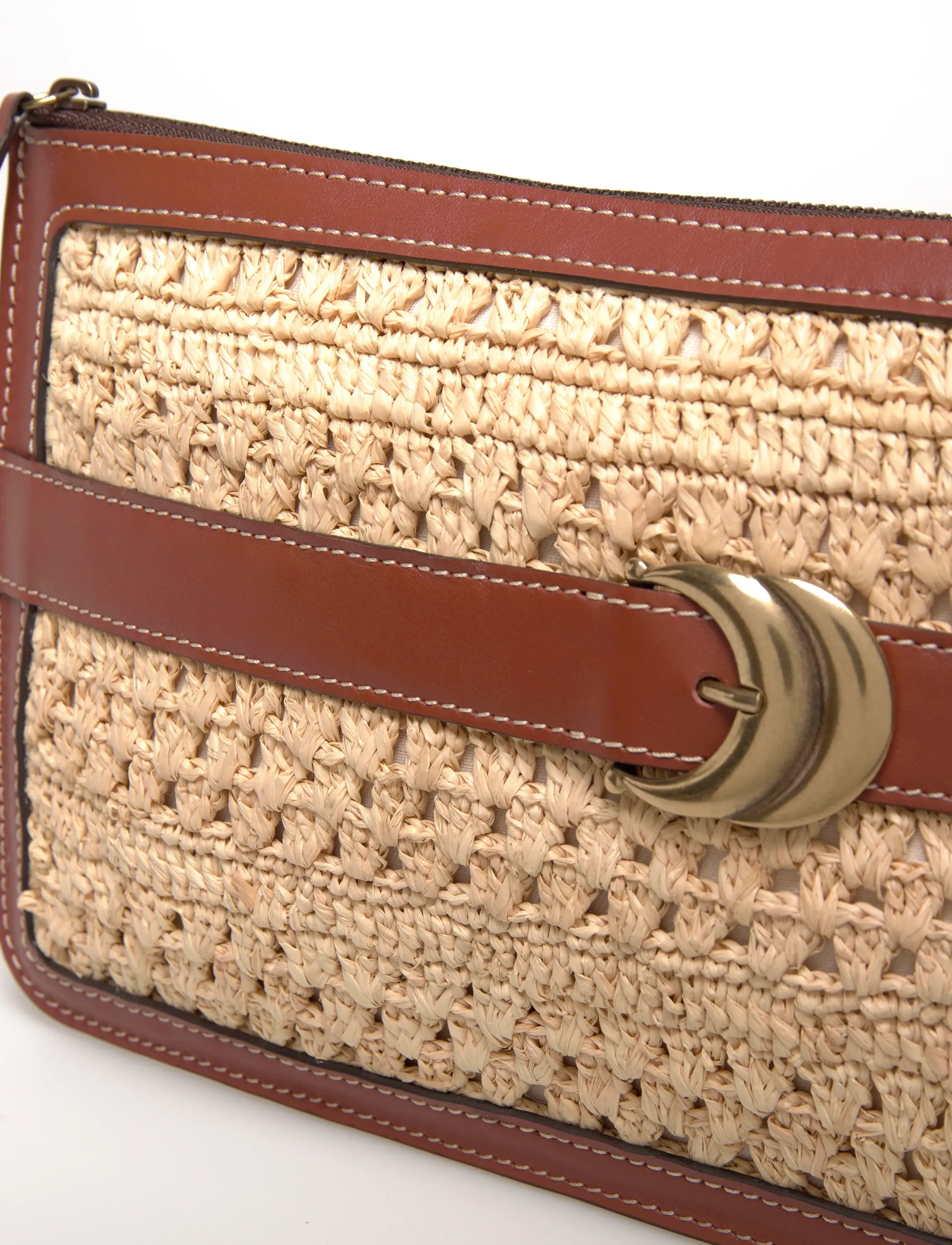 ba&sh - POCHETTE RAPHIA YOUYOU - special occasions - brown - 4