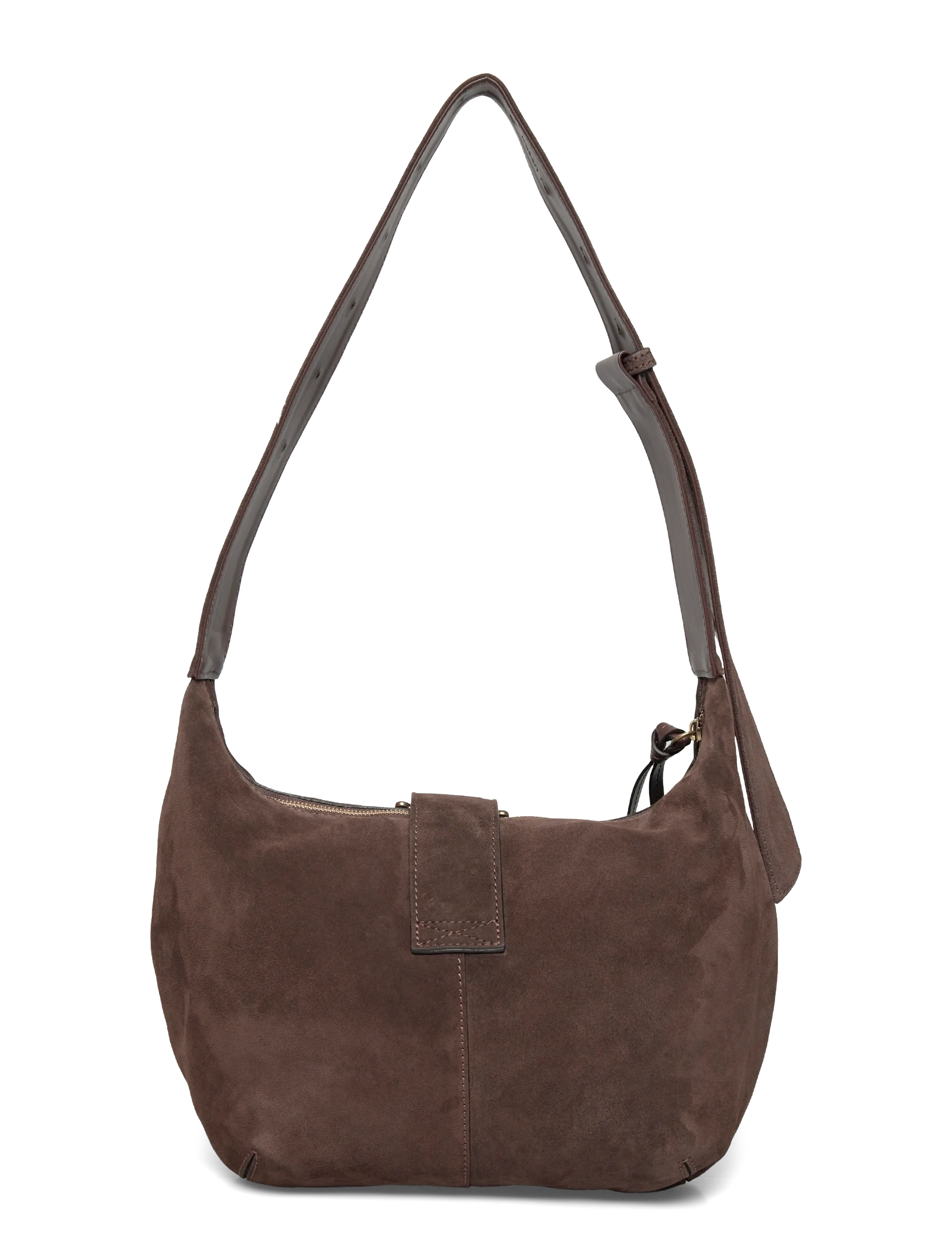 ba&sh - SAC SUEDE YOUYOU HOBO - hverdags stil - chocolate - 1