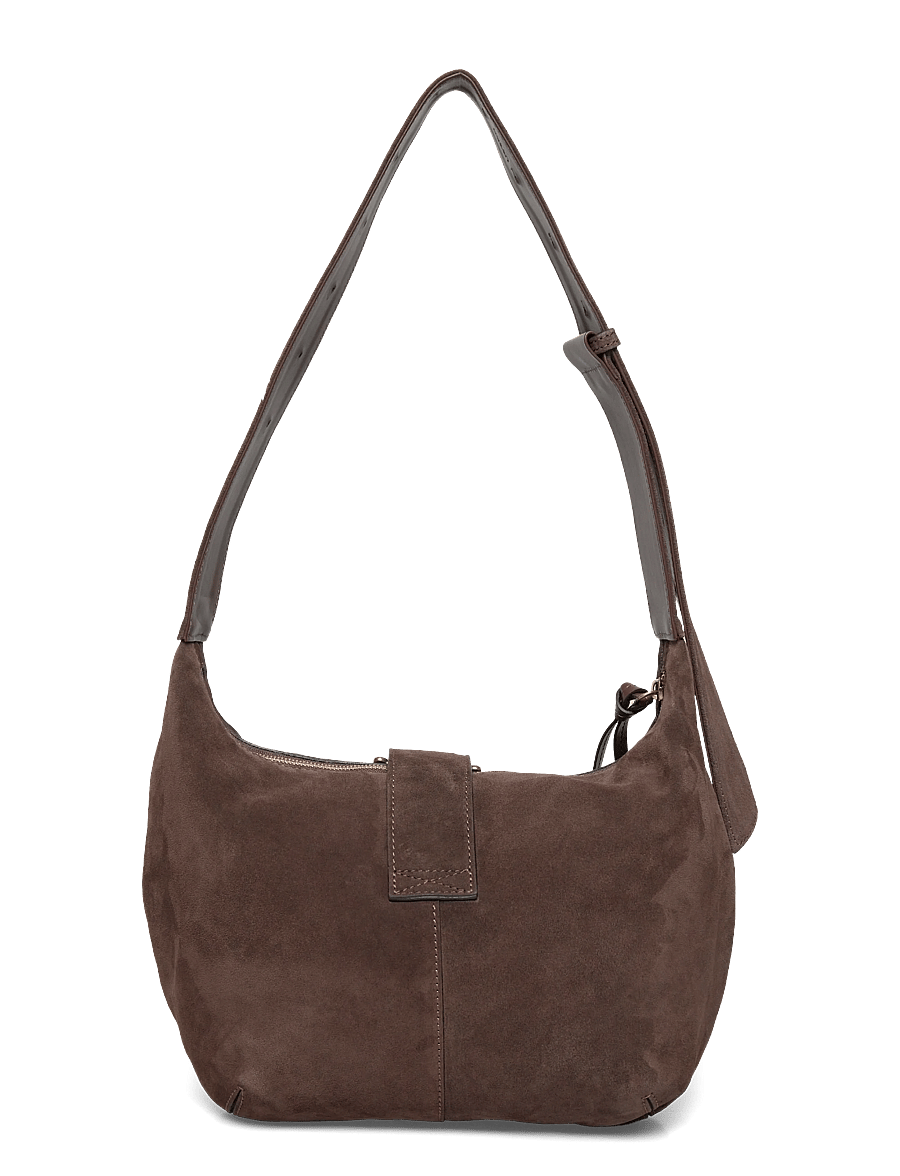 ba&sh - SAC SUEDE YOUYOU HOBO - hverdags stil - chocolate - 1
