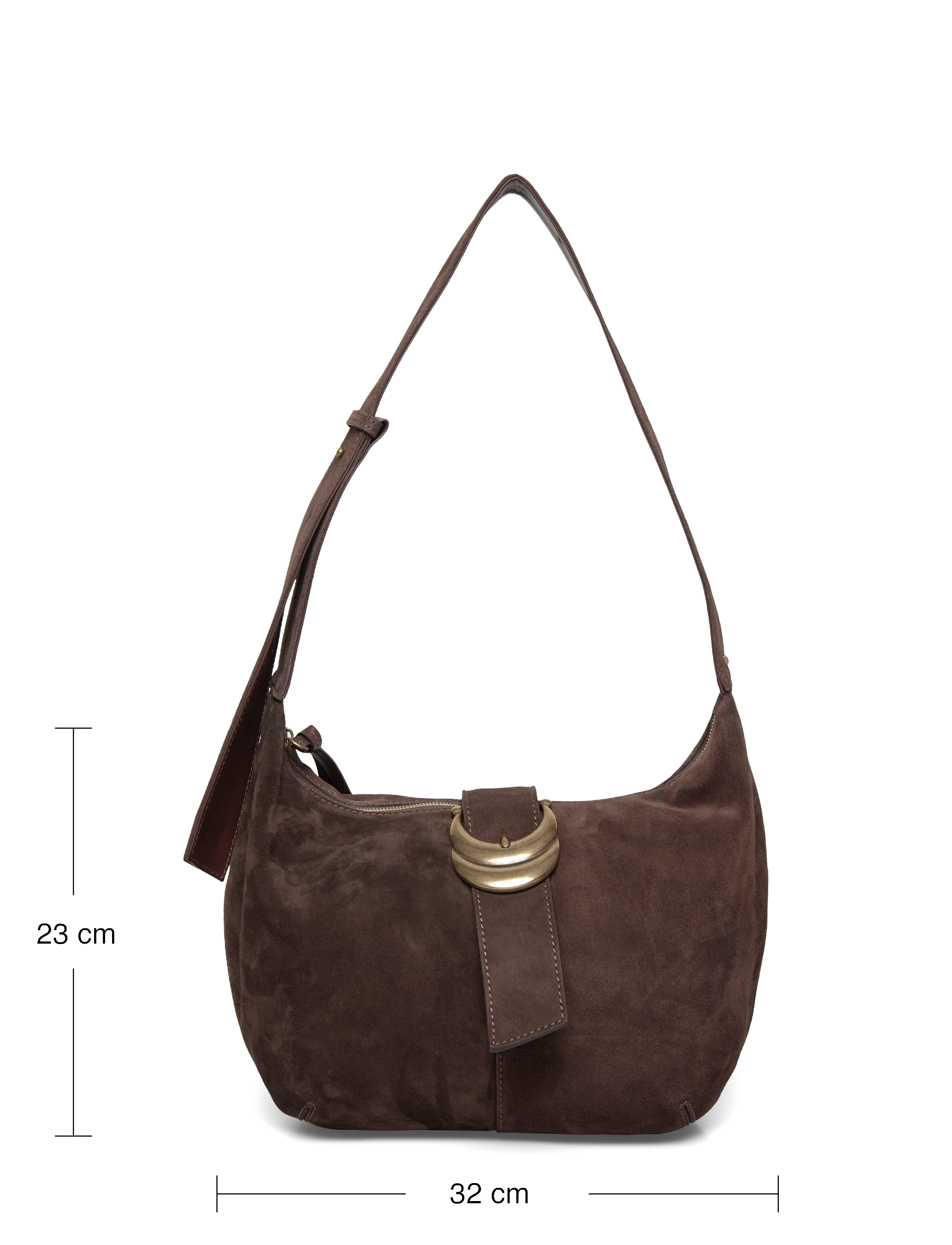 ba&sh - SAC SUEDE YOUYOU HOBO - hverdags stil - chocolate - 3
