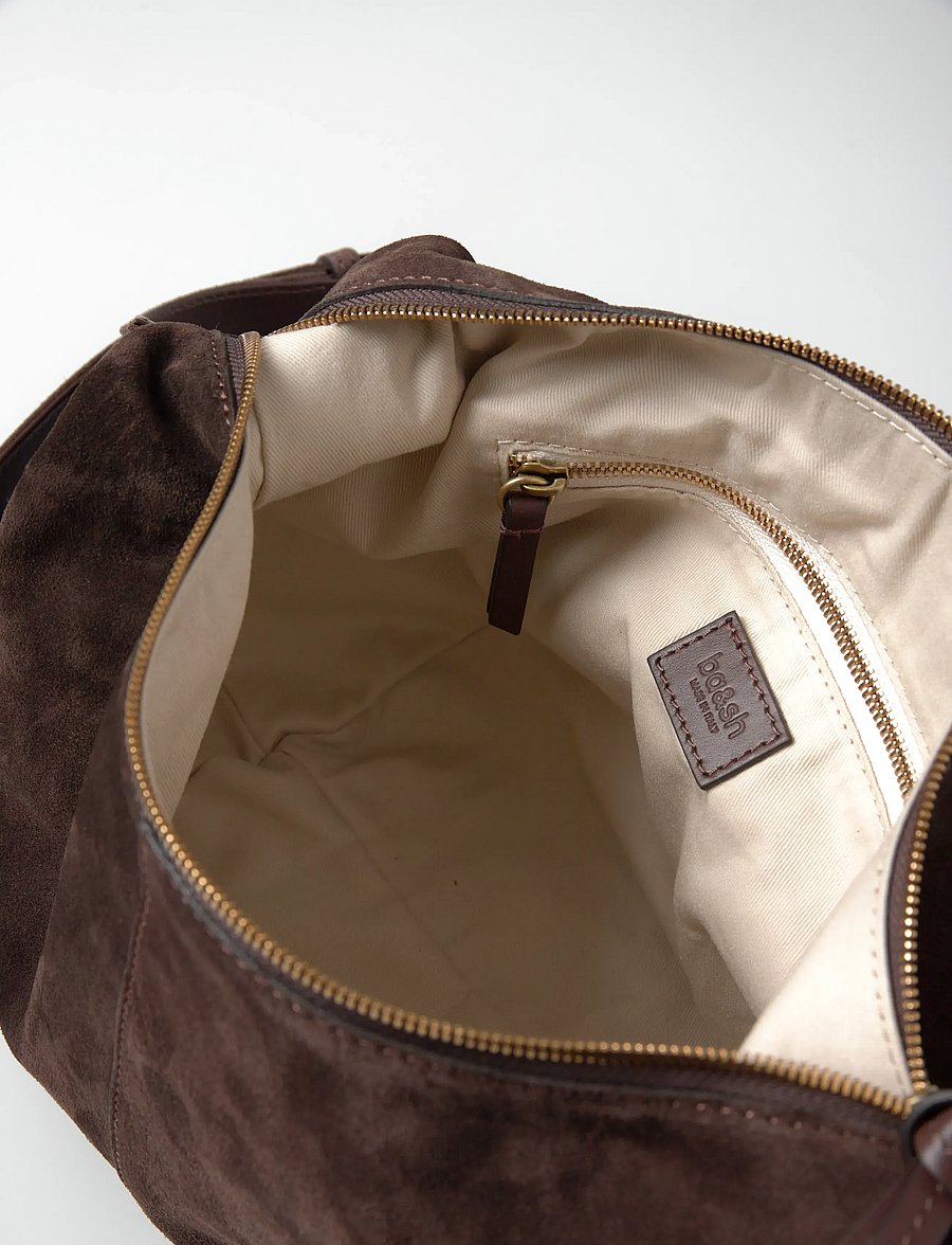 ba&sh - SAC SUEDE YOUYOU HOBO - hverdags stil - chocolate - 5