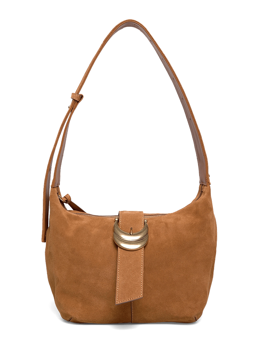 ba&sh - BAG SUEDE YOUYOU HOBO - alltags-style - cognac - 0