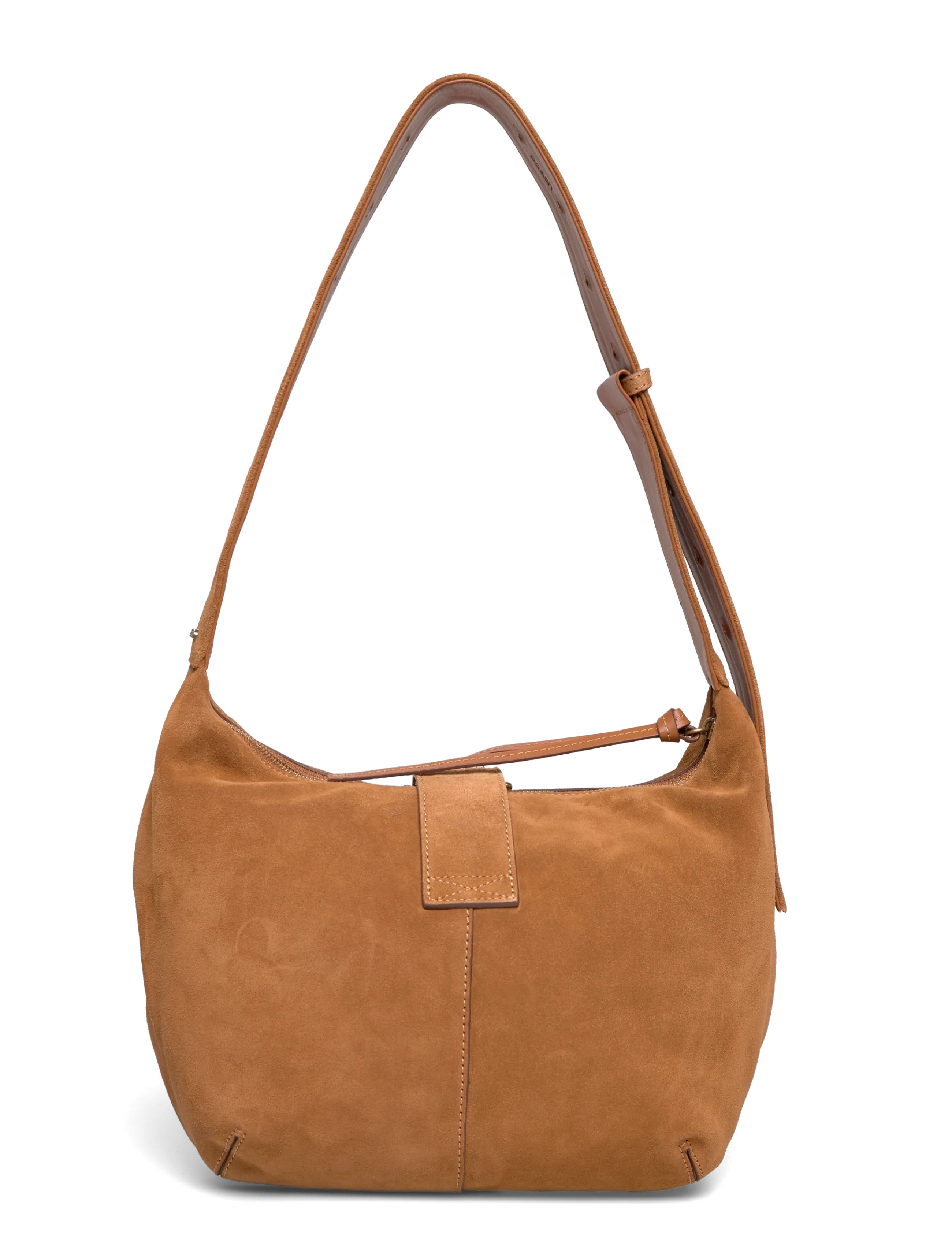 ba&sh - BAG SUEDE YOUYOU HOBO - alltags-style - cognac - 1