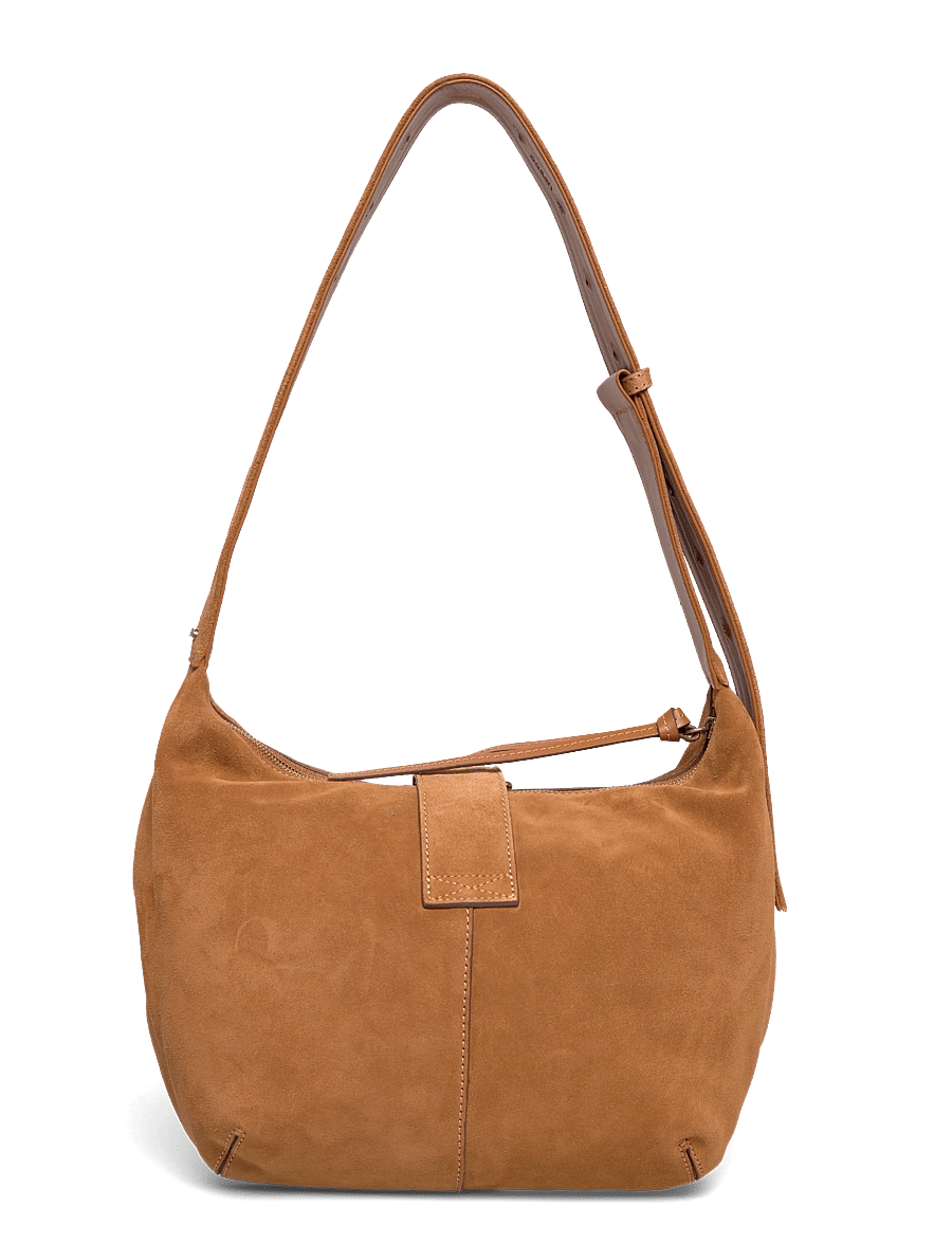 ba&sh - BAG SUEDE YOUYOU HOBO - alltags-style - cognac - 1