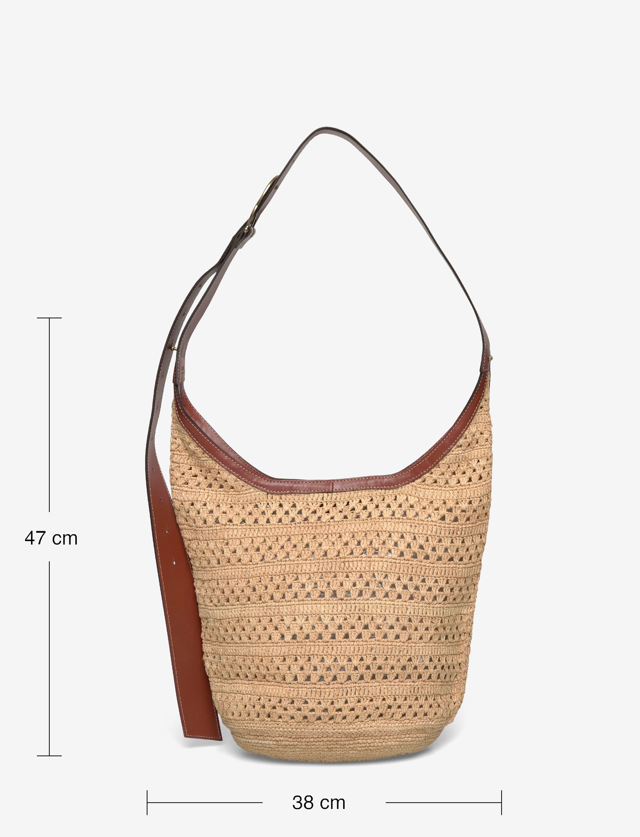 ba&sh - SAC L RAPHIA YOUYOU - somas - brown - 3