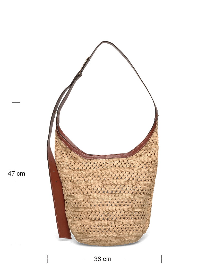 ba&sh - SAC L RAPHIA YOUYOU - somas - brown - 3