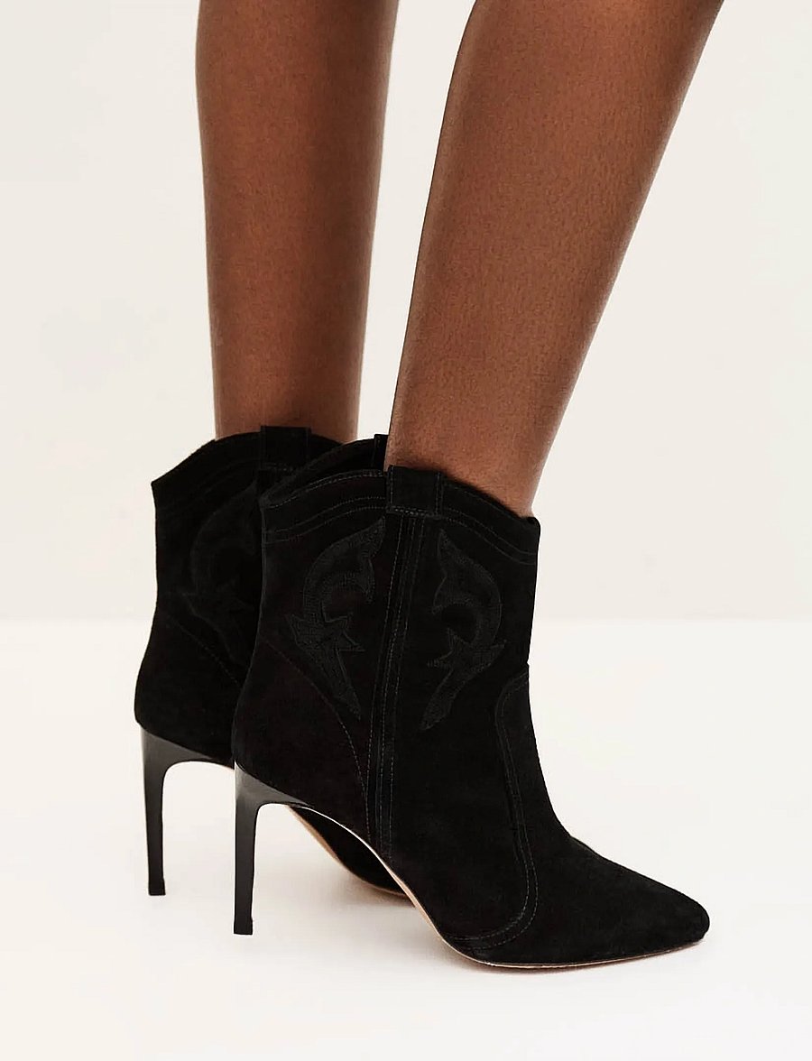 ba&sh - BOTTINES CAITLIN - stövletter - black - 0