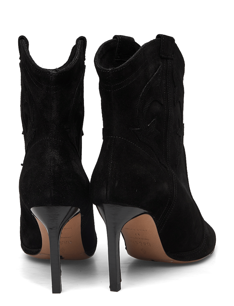 ba&sh - BOTTINES CAITLIN - kontsaga poolsaapad - black - 5